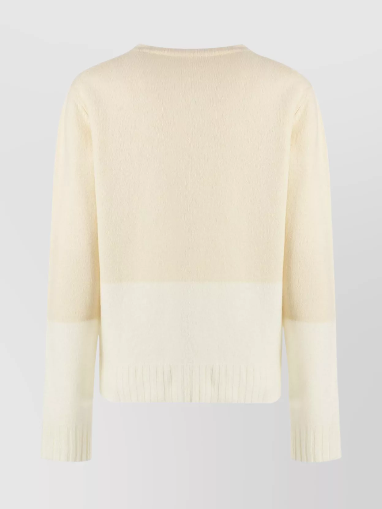 Jil Sander Geometric Pattern Crew-Neck Wool Sweater