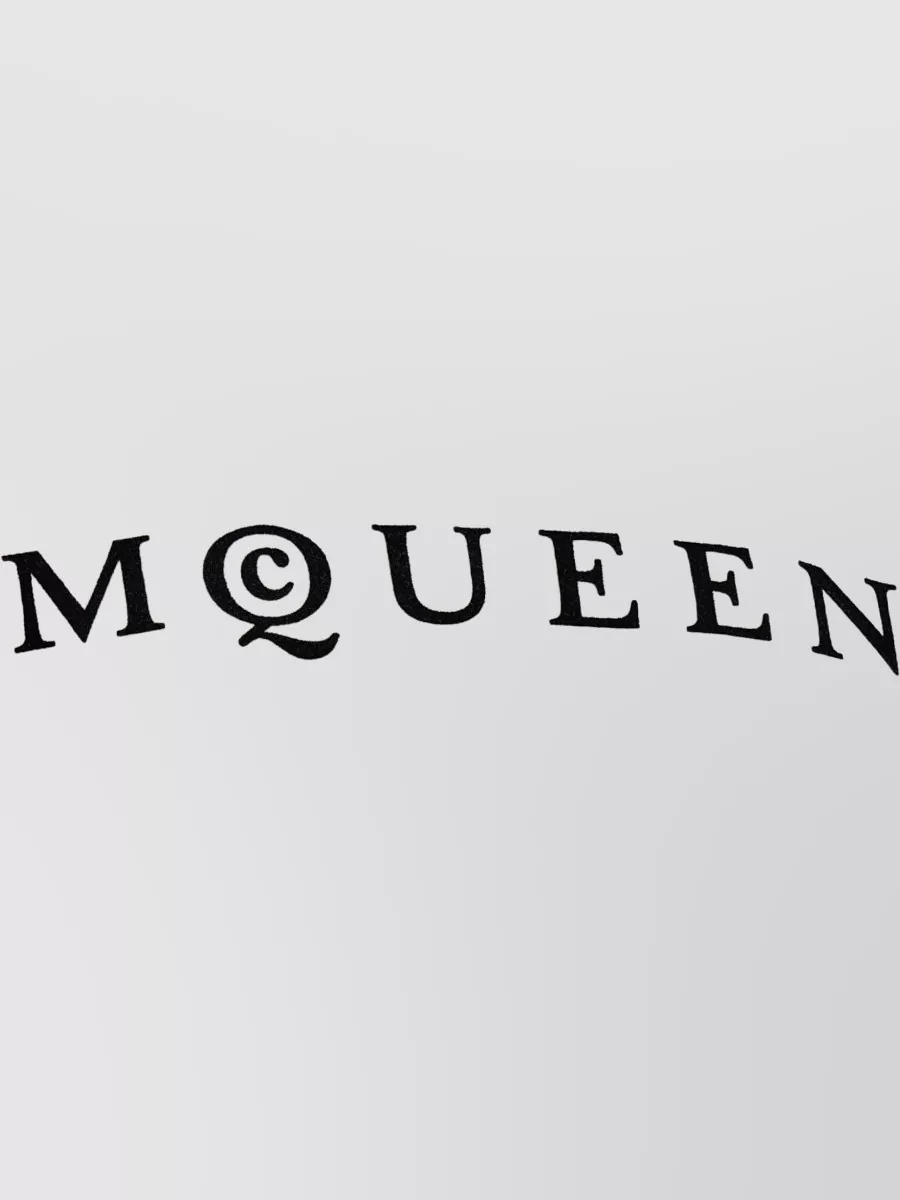 Mc Queen Cotton Regular-Fit Crew-Neck Short-Sleeve T-Shirt