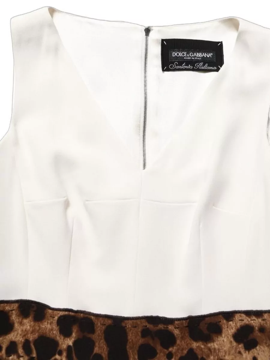Dolce&Gabbana Sleeveless Sheath Midi Dress