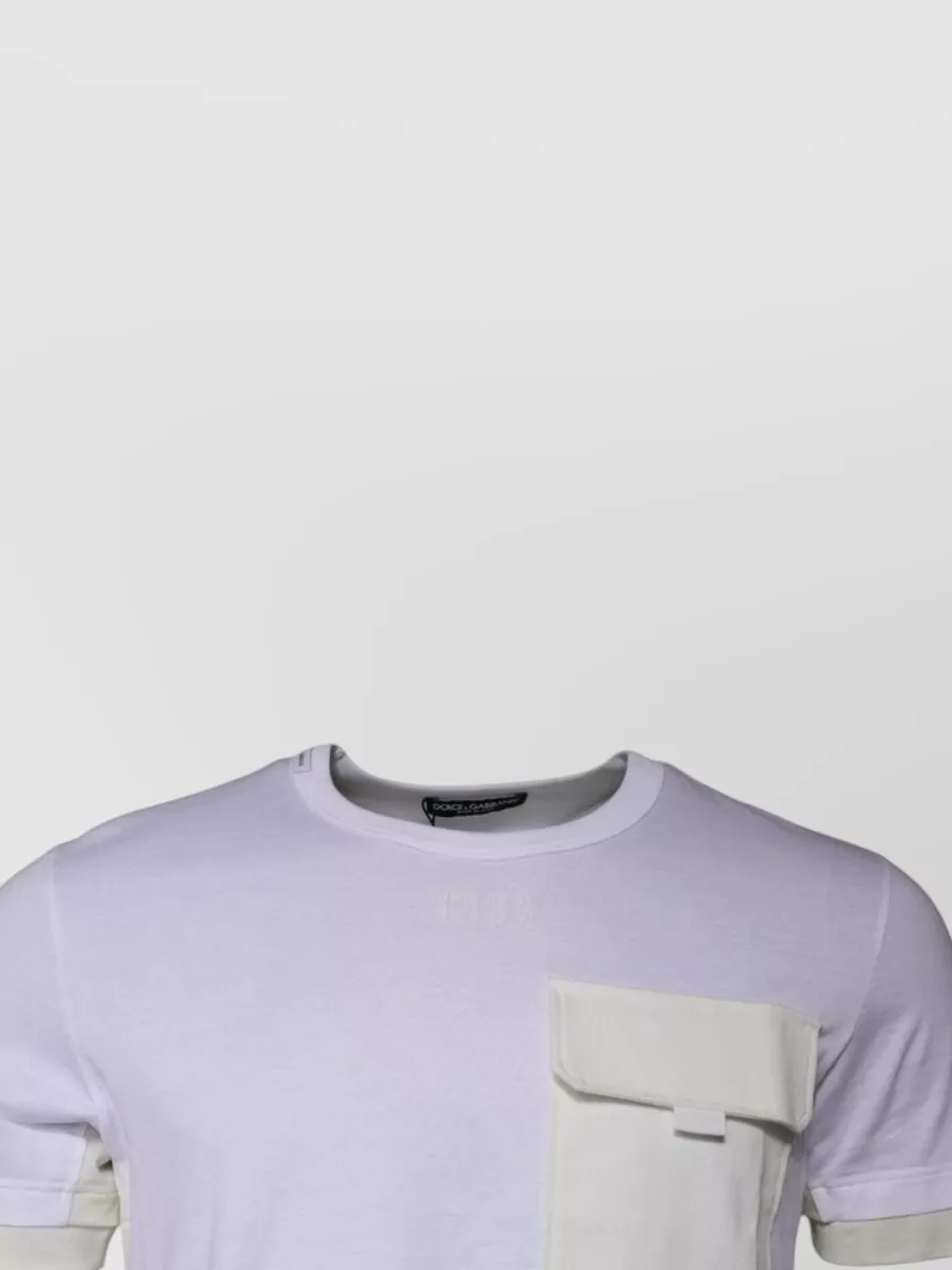 Dolce&Gabbana Cotton Crew Neck Short-Sleeve T-Shirt