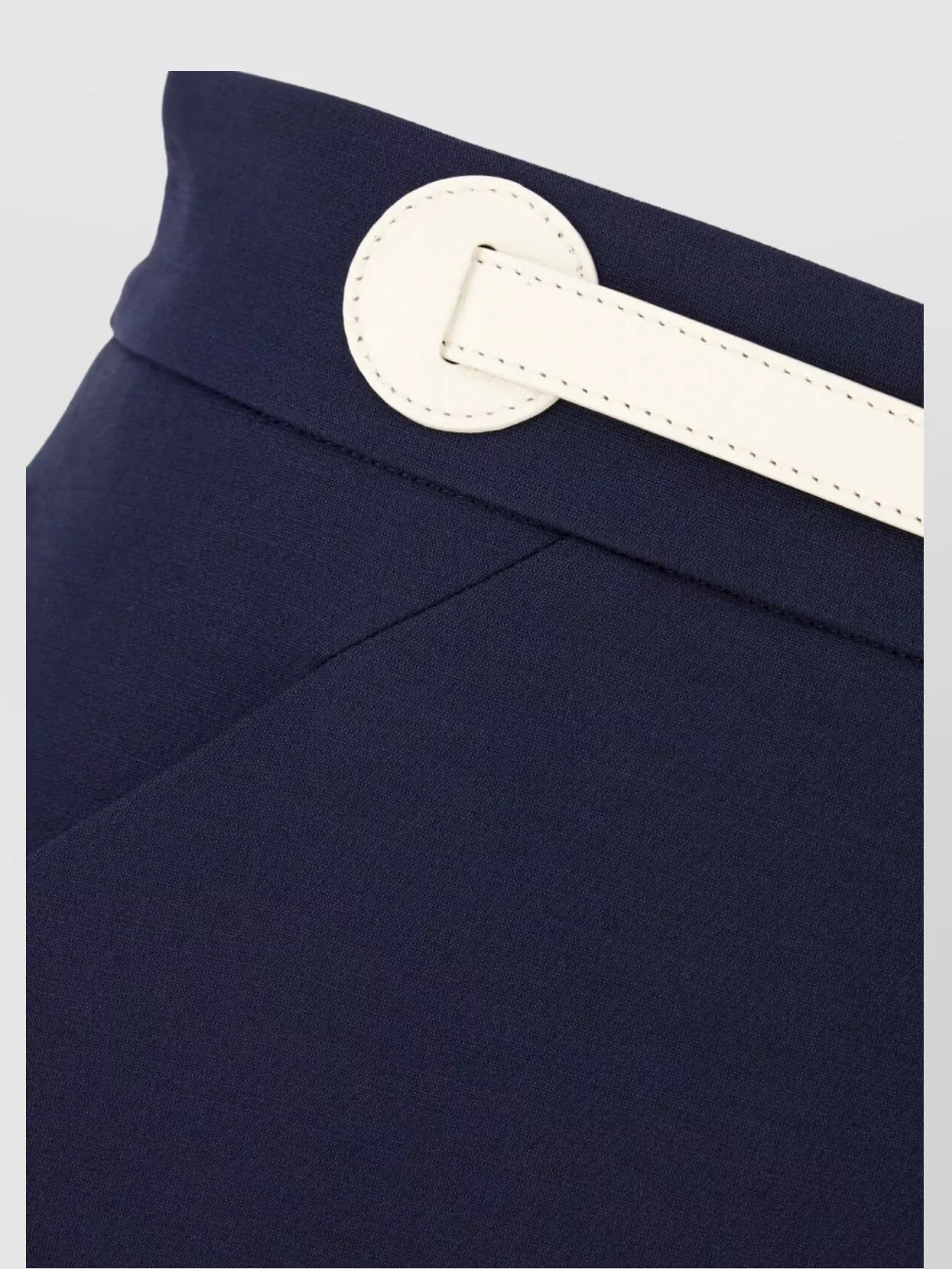 Valentino Garavani Skirt Wool Blend Belted Waist