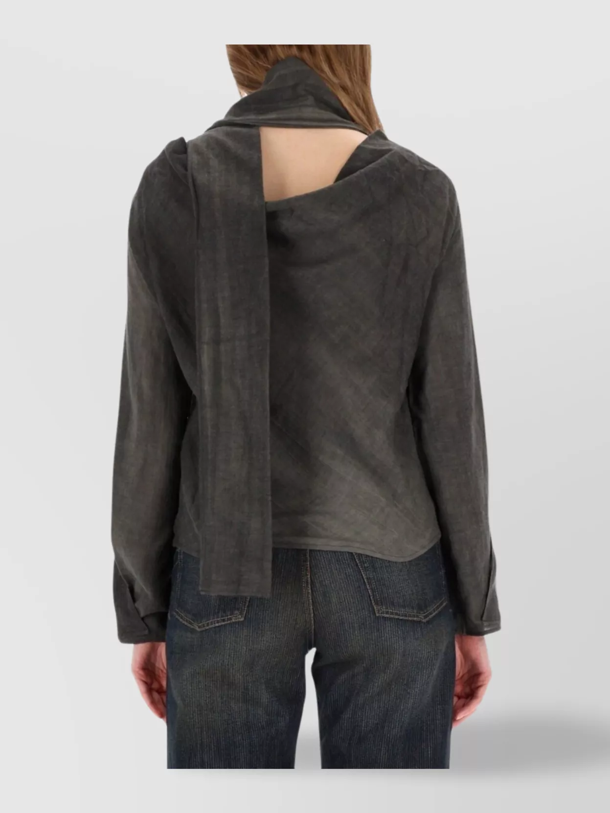 Our Legacy Long Sleeve Top Scarf Detail