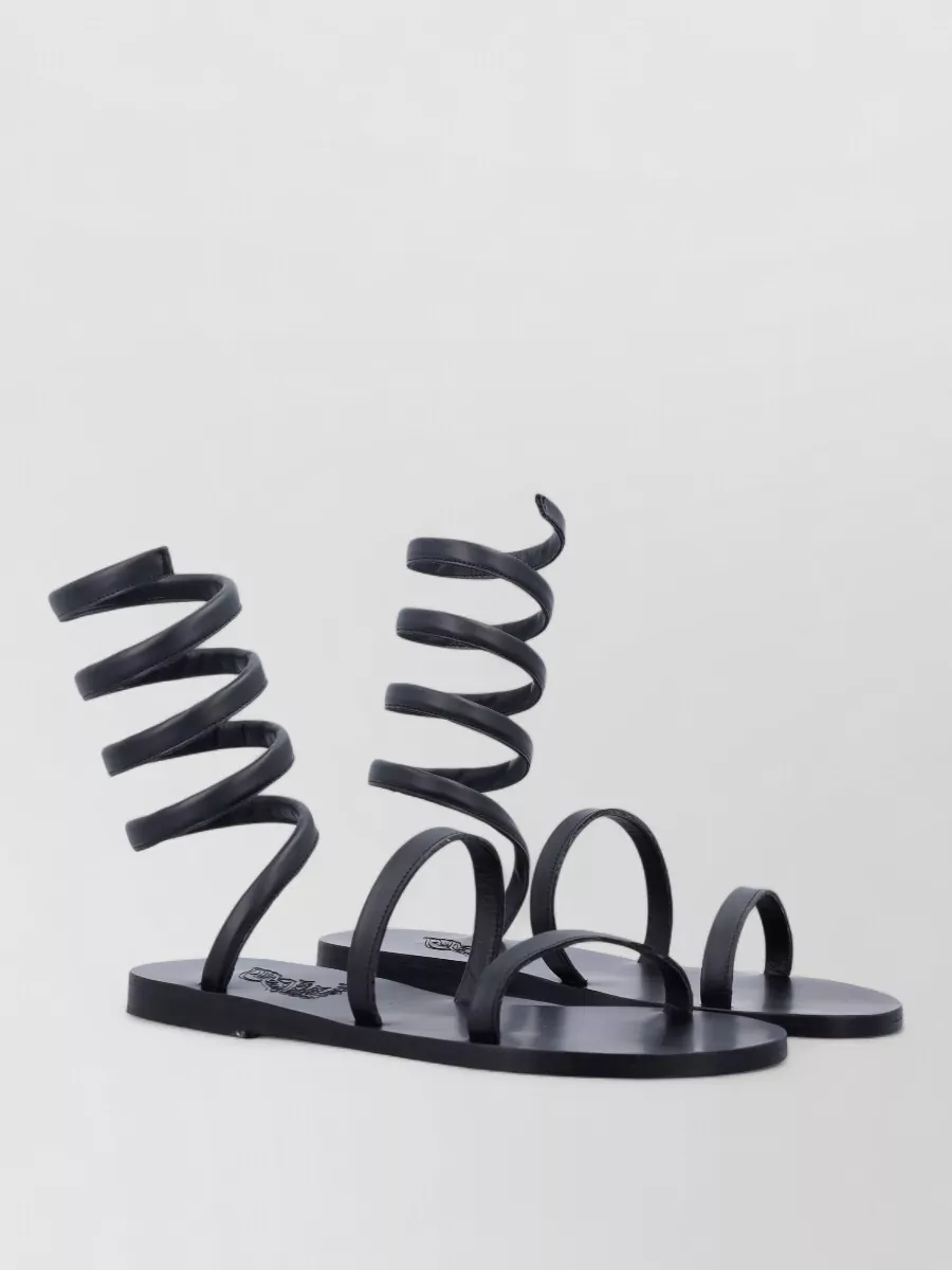 Ancient Greek Sandals Leather wrap sandals