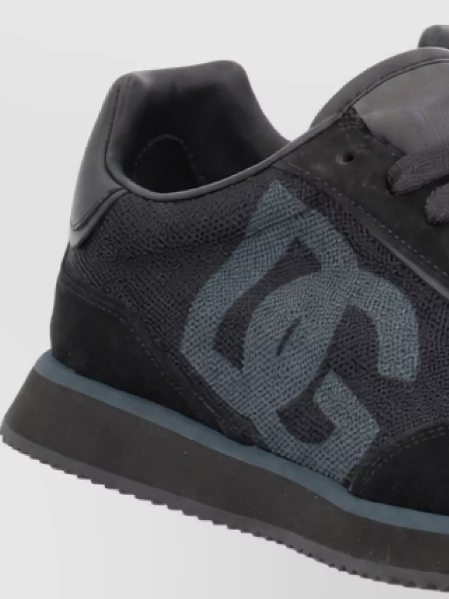 Dolce&Gabbana Leather Lace-Up Sneakers