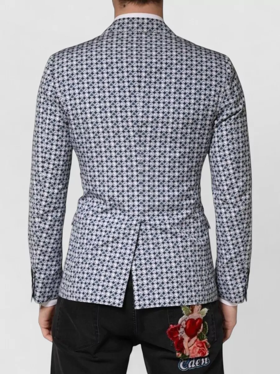 Dolce&Gabbana Patterned Single Breasted Blazer