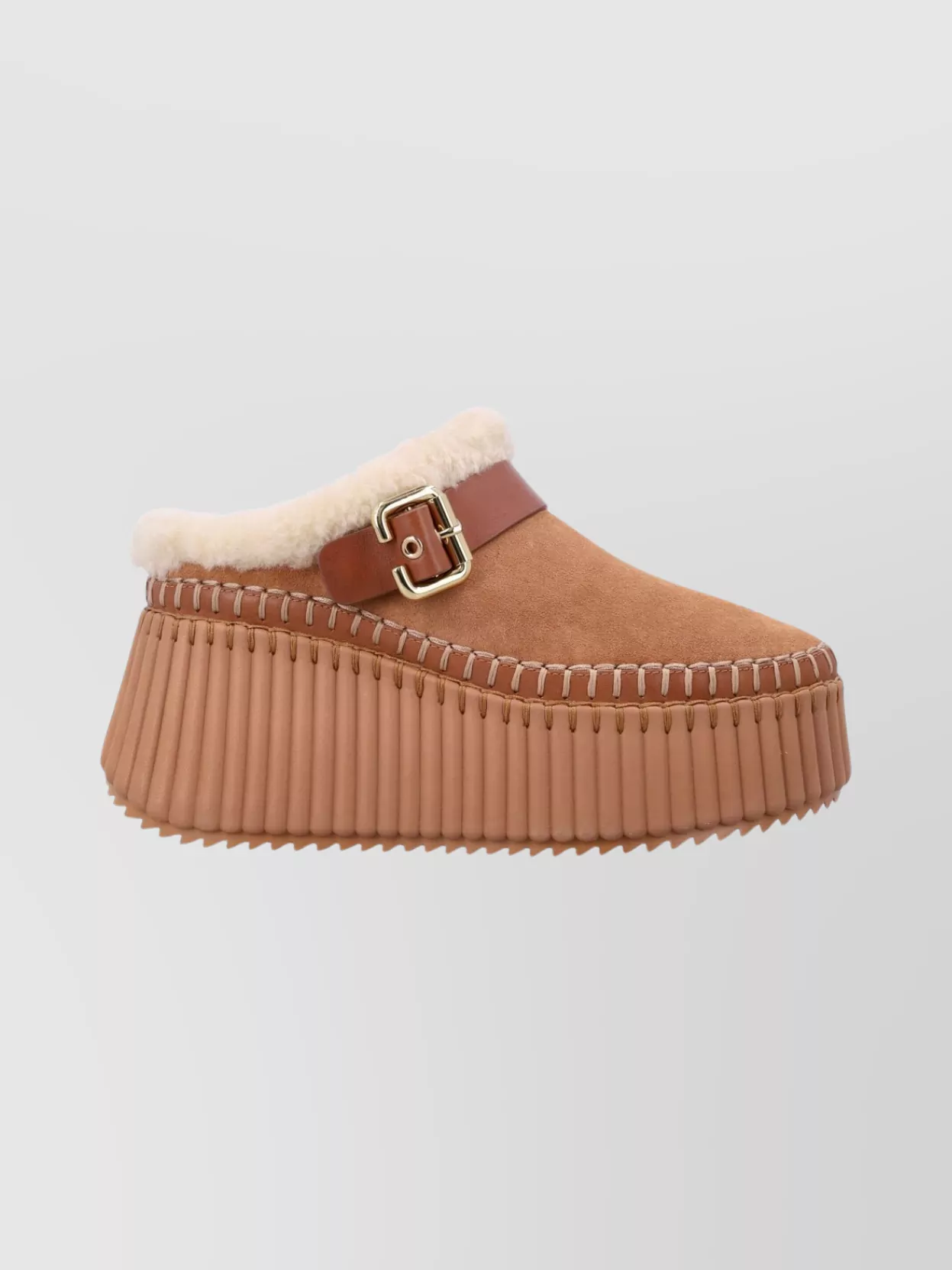 Chloé Winter Wedge Platform Shoes