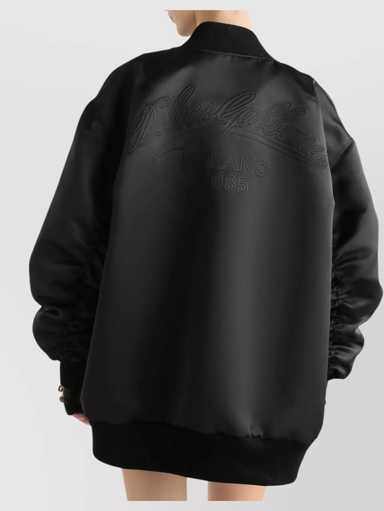 Dolce&Gabbana Stylish Jacket With Ribbed Cuffs And Pockets