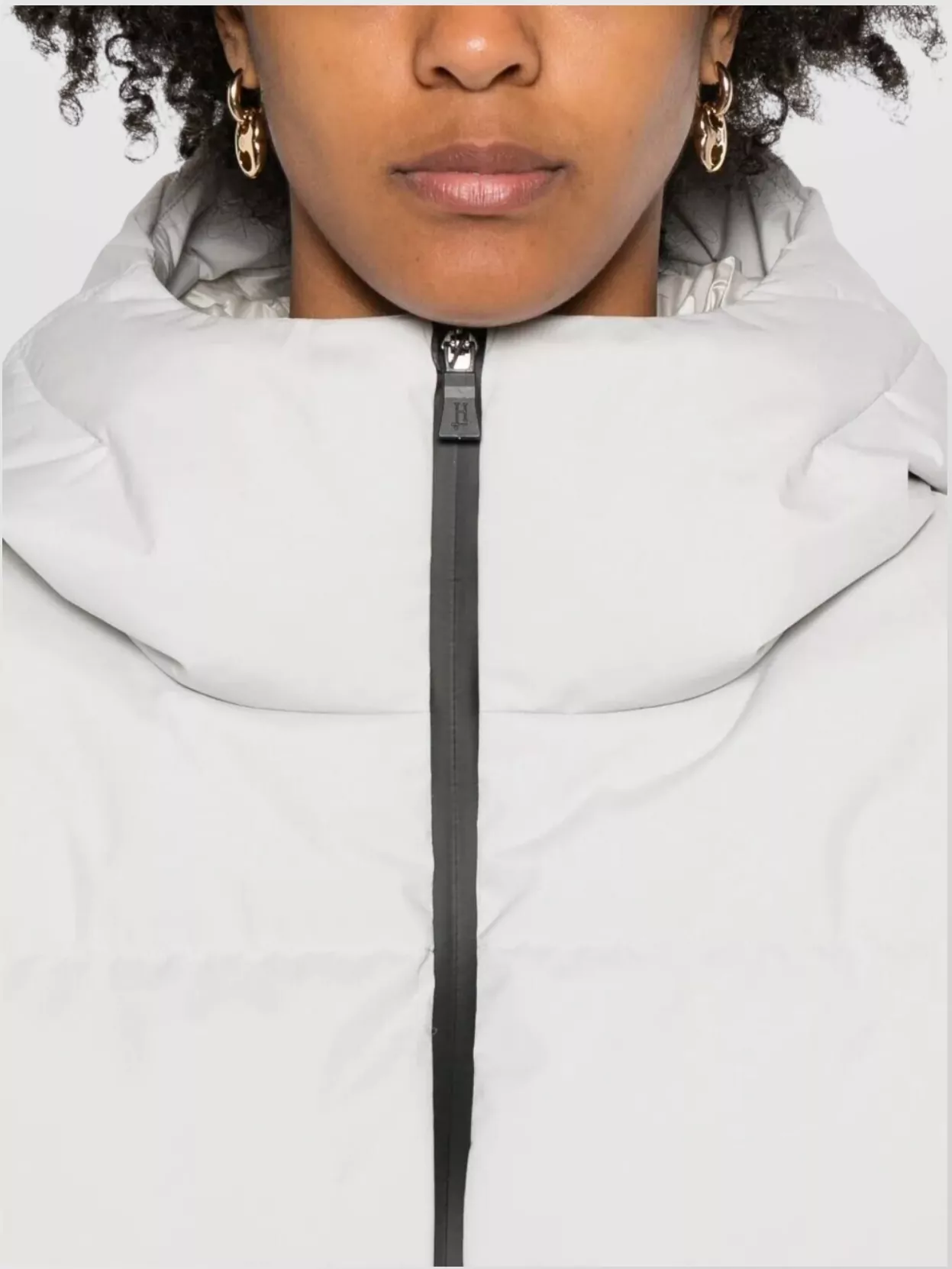 Herno Short Hooded Jacket Pockets