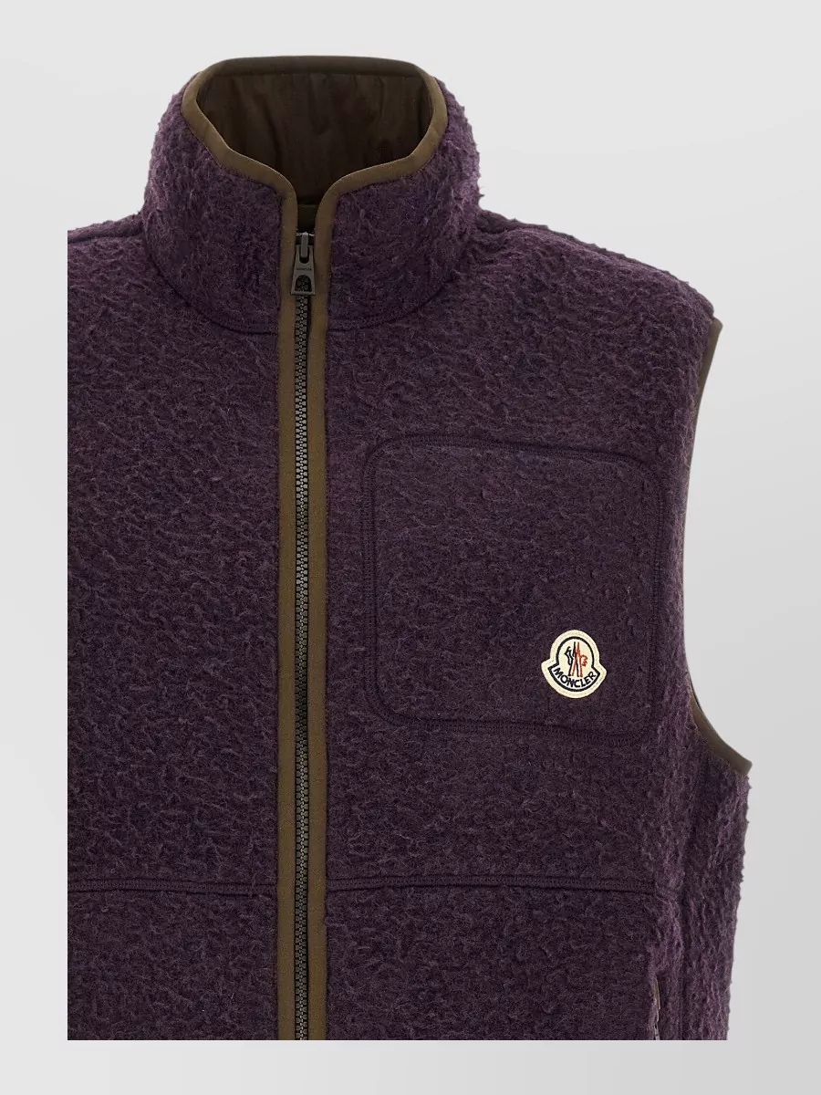 Moncler Textured Wool Padded Vest