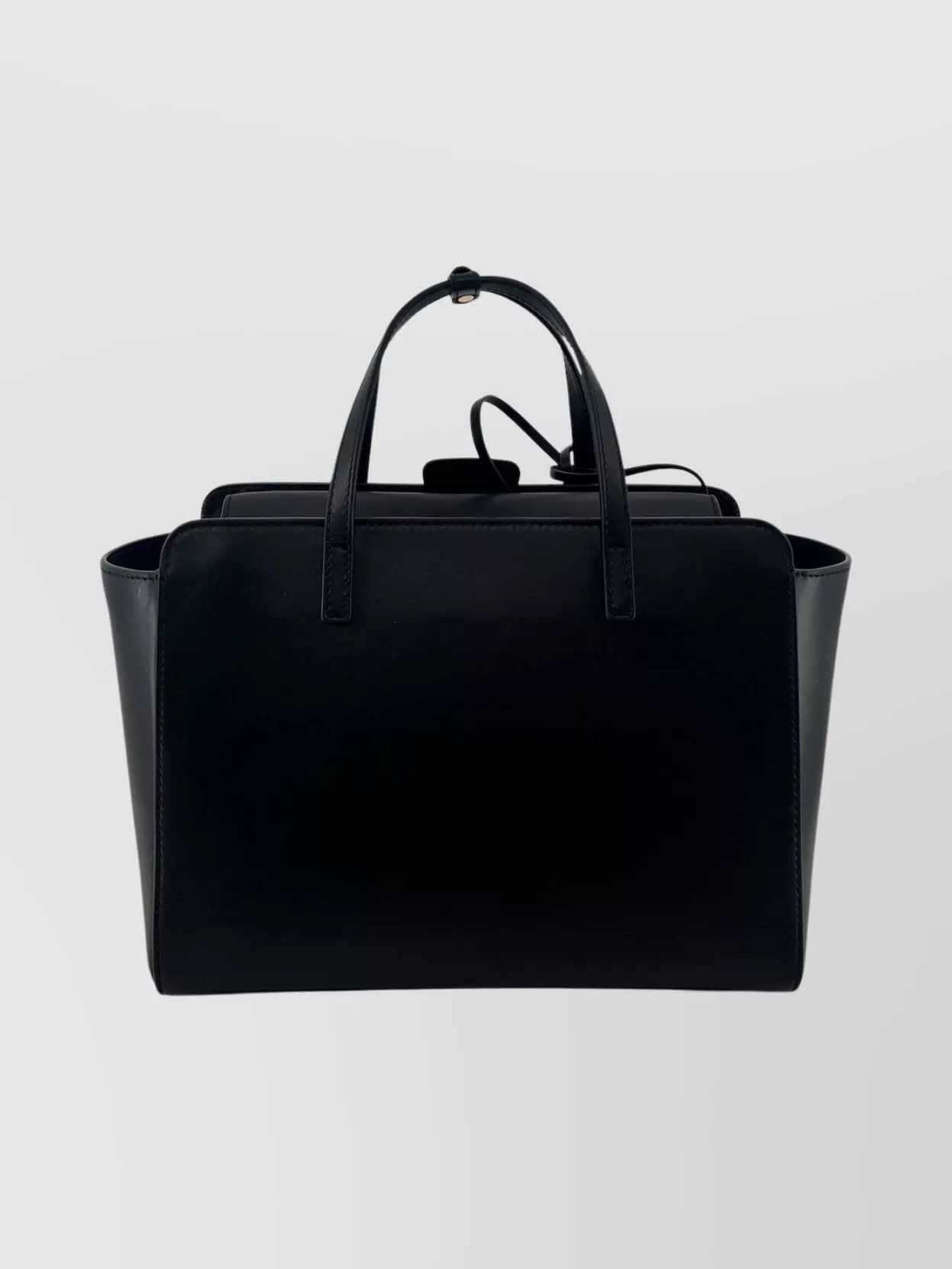 Hidesins Soft Calfskin Shoulder Bag With Flat Bottom