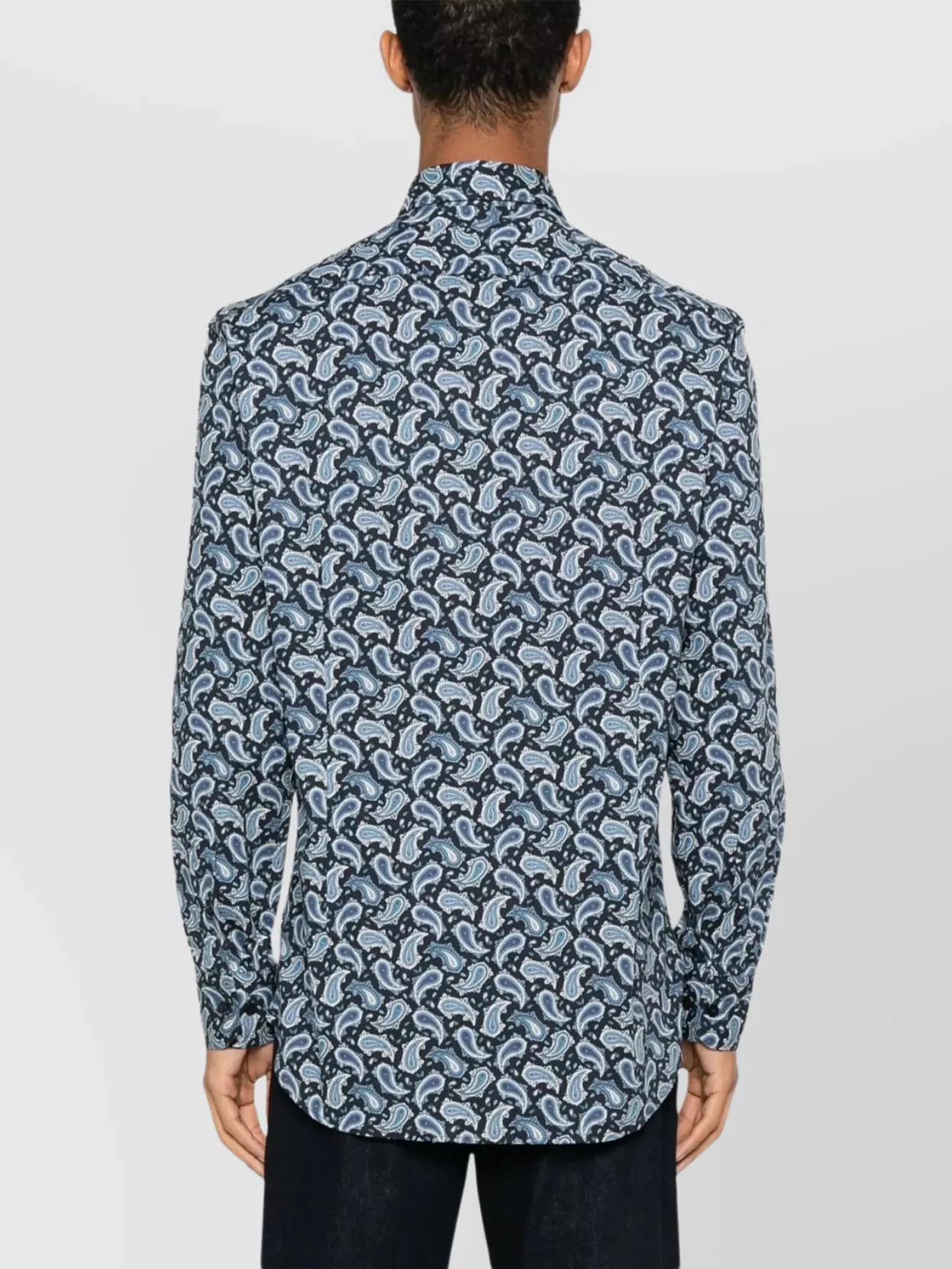 Etro Paisley Print Cotton Shirt Stretch