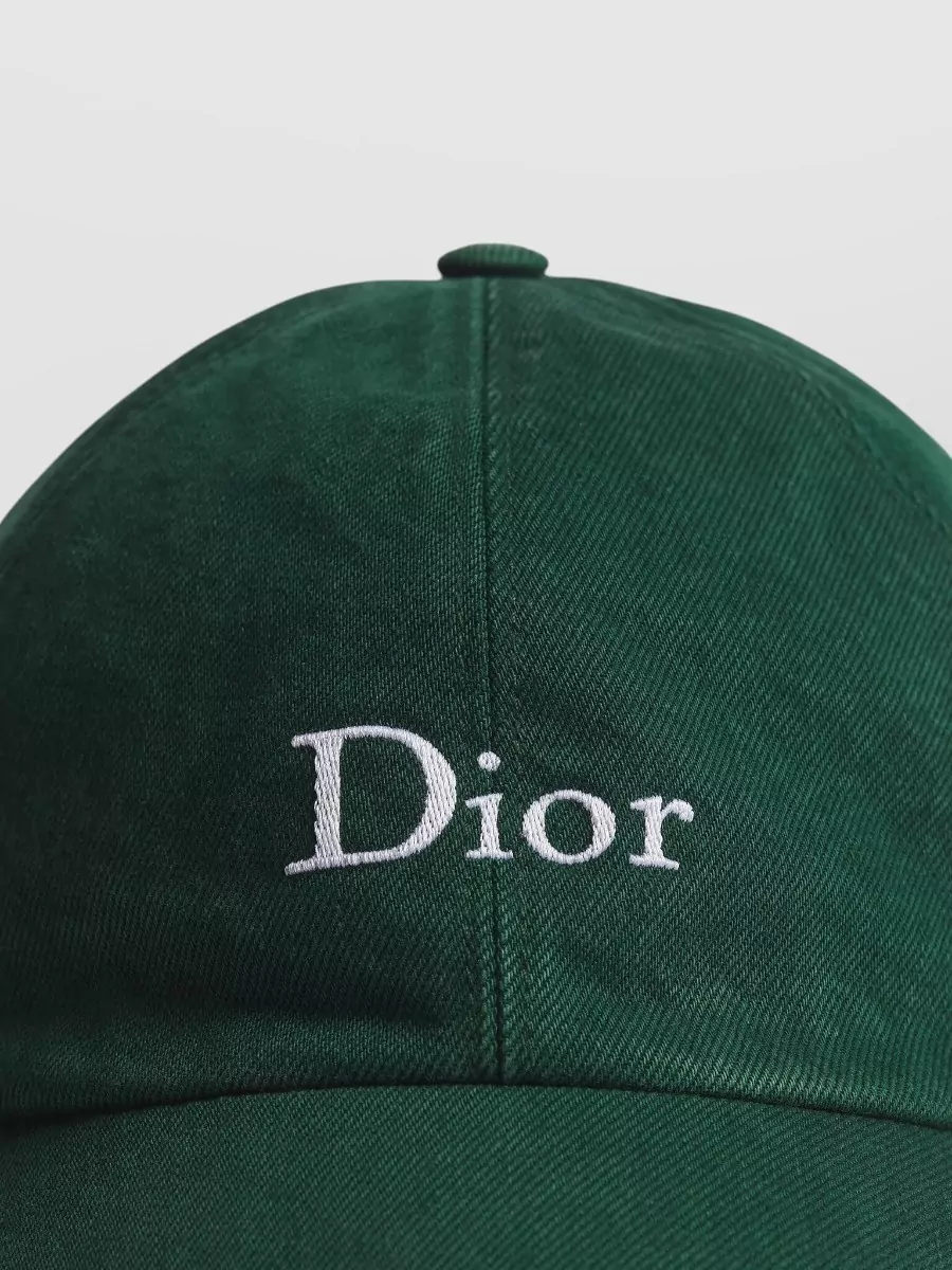 Christian Dior Paph Curved Brim Structured Hat Design