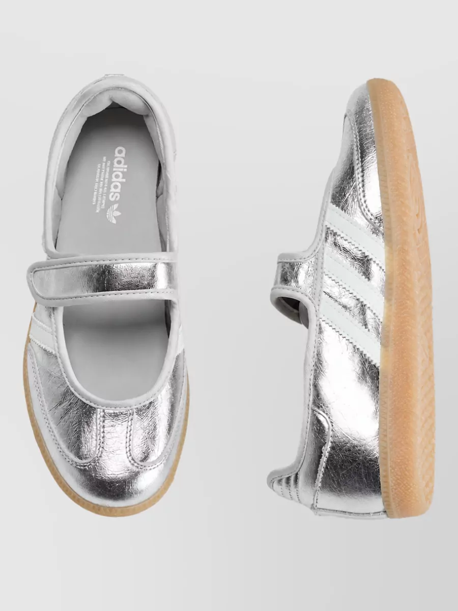 Adidas Leather Slip-On Ballerina Shoes