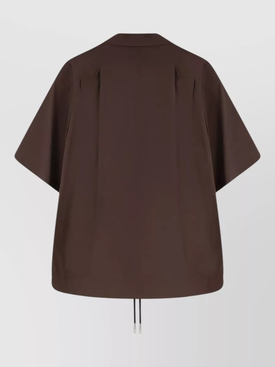 Sacai Cotton Short-Sleeve Shirt Jacket