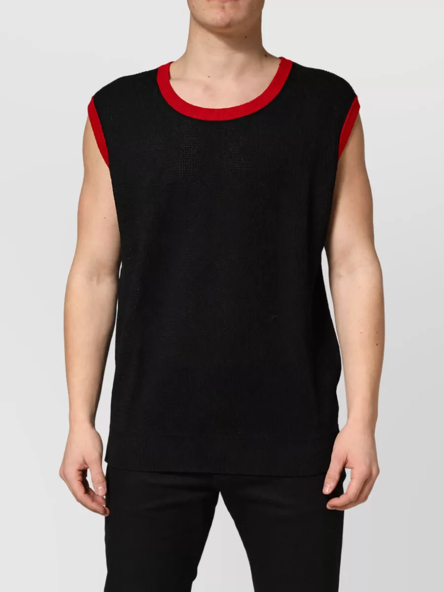 Dolce&Gabbana sleeveless crew neck knit vest