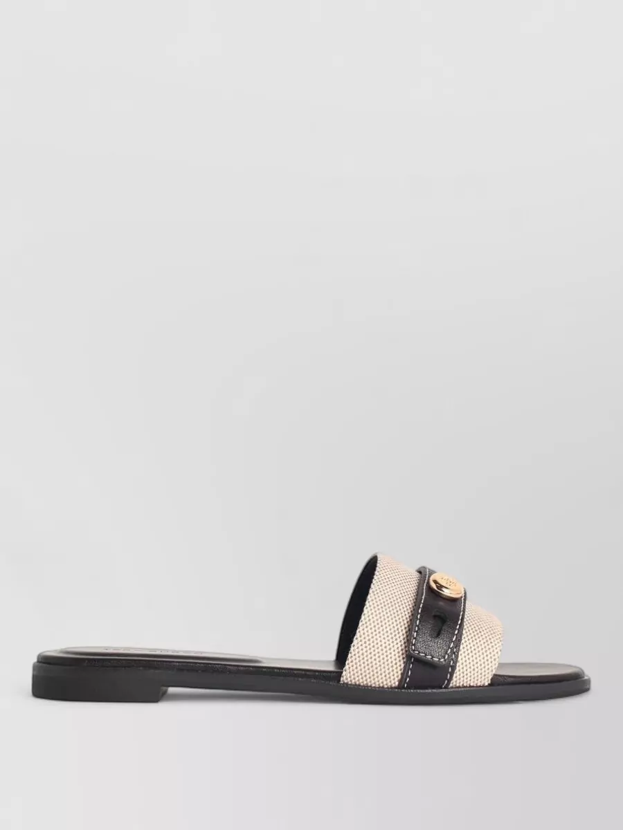 Tory Burch Leather Slides