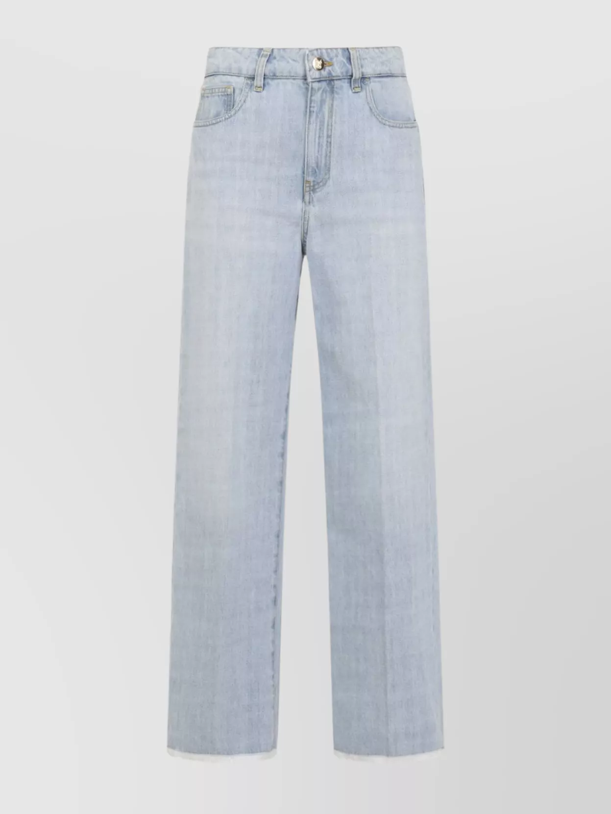 Giambattista Valli Straight Leg Trousers Featuring Five Pockets In Blue