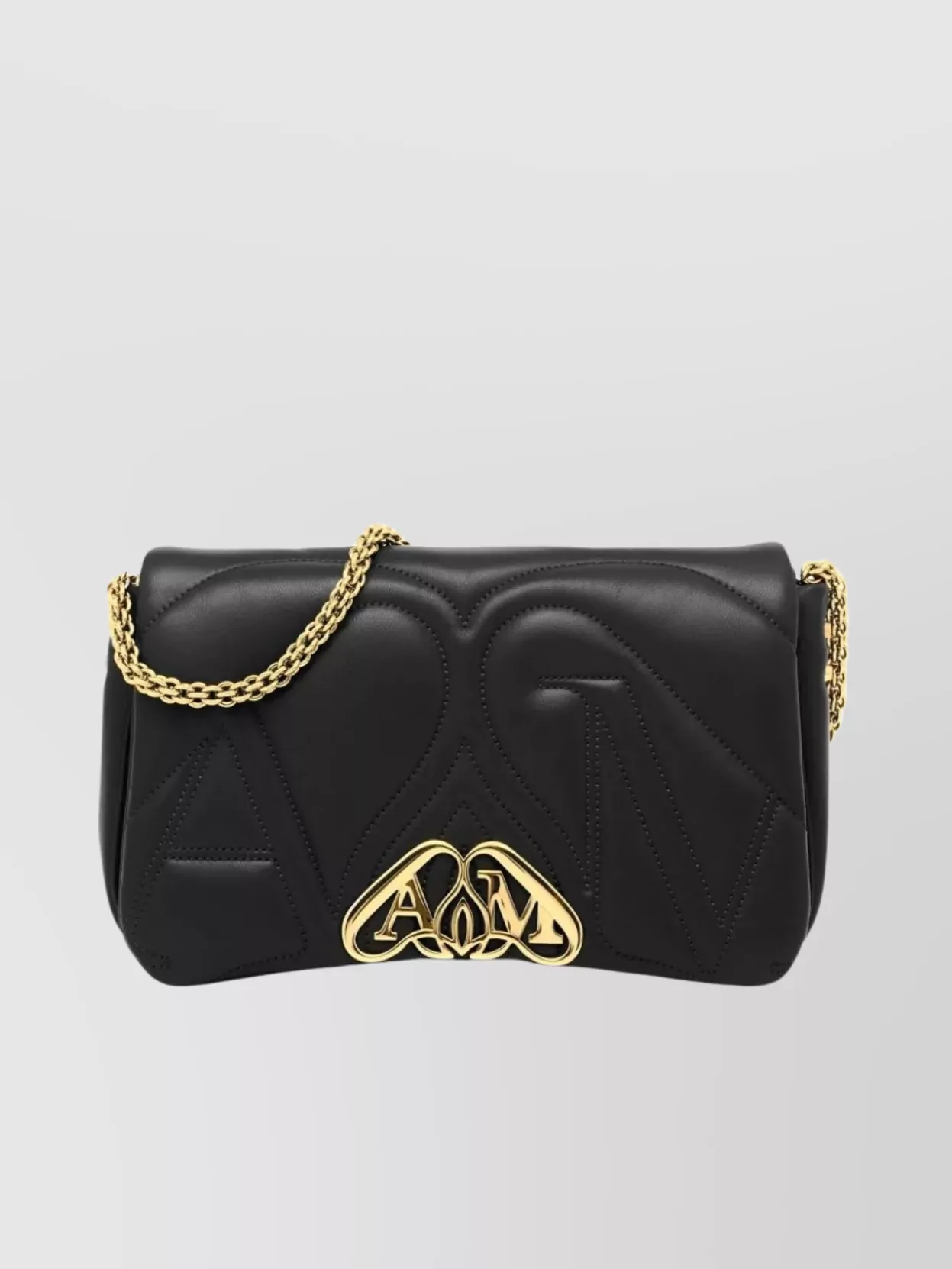 Shop Alexander Mcqueen Versatile Quilted Small Bag In Black