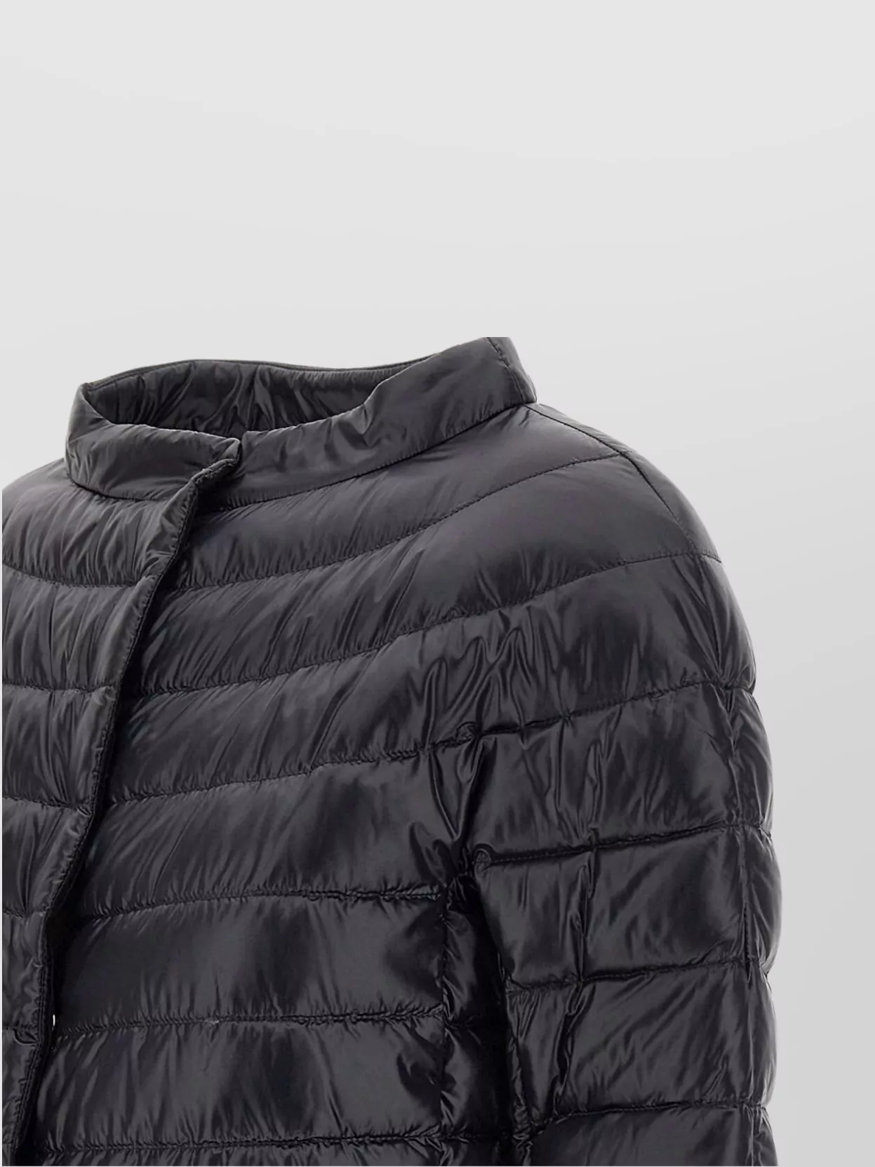 Herno Lightweight Nylon Cape Crater Collar