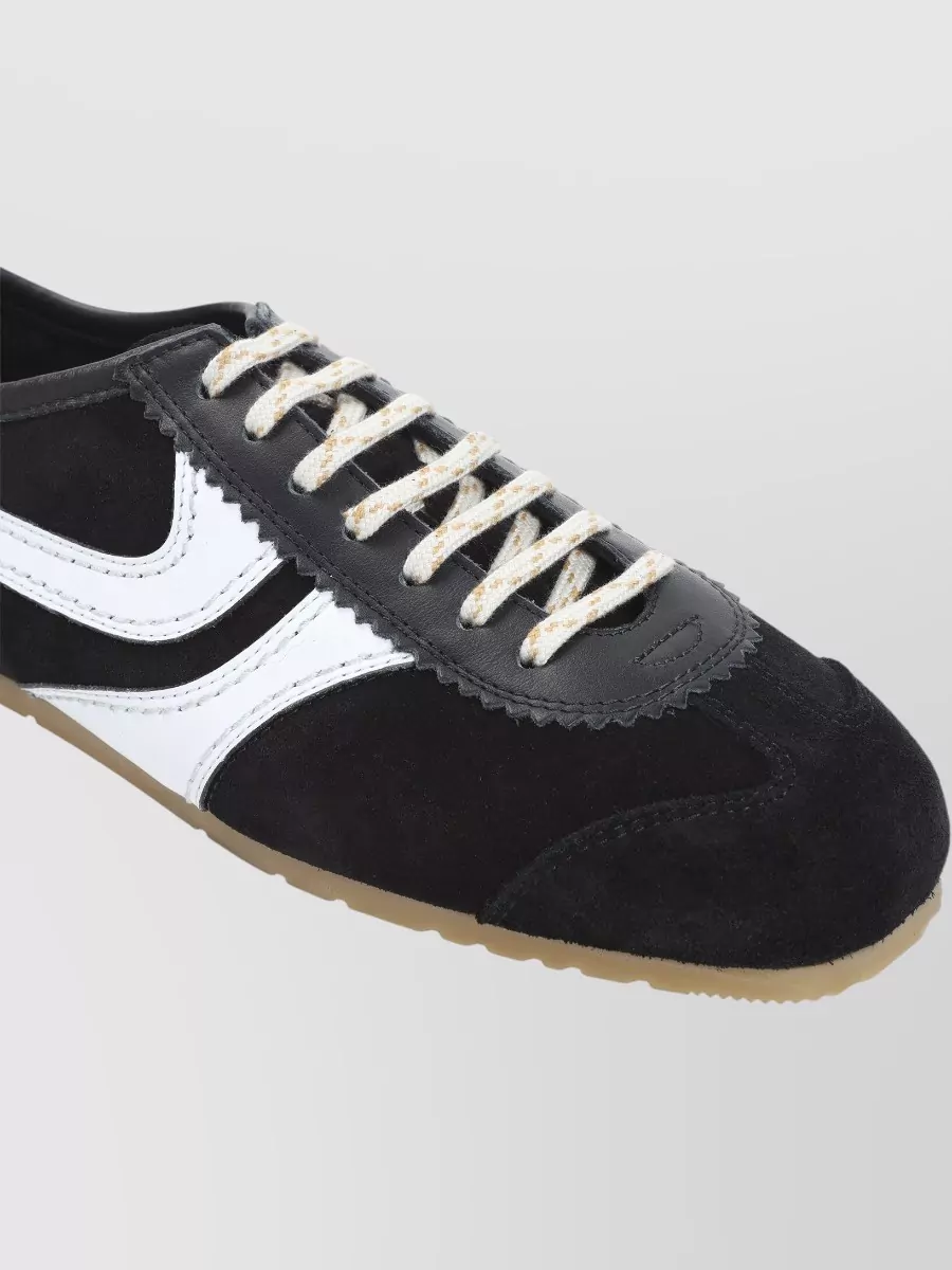 Dries Van Noten Suede Low-Top Sneakers