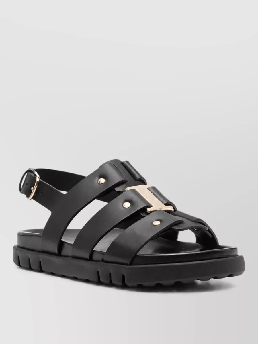 Ferragamo leather strappy sandals