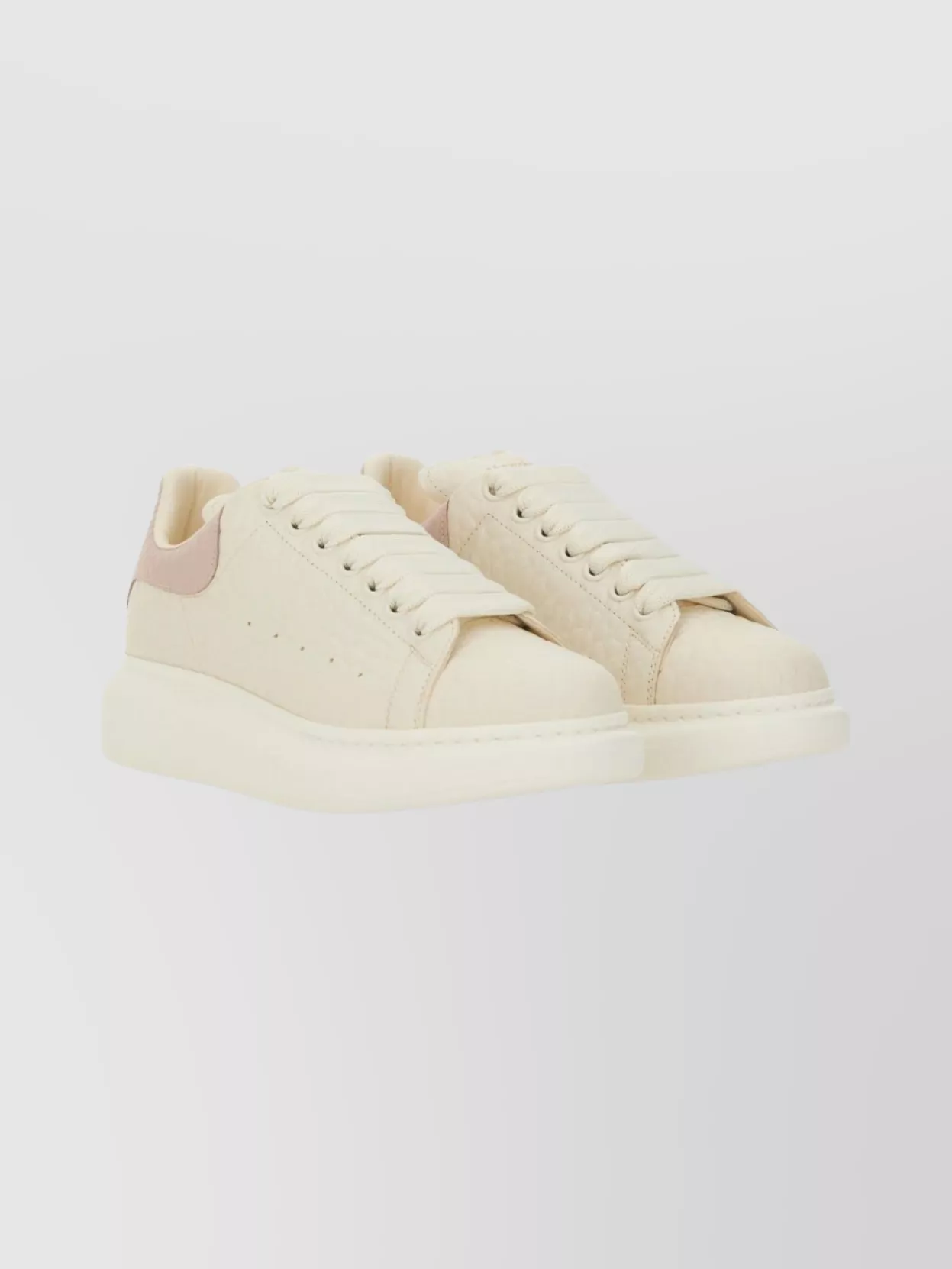 Alexander Mcqueen Stylish Sneakers With Unique Heel Tab