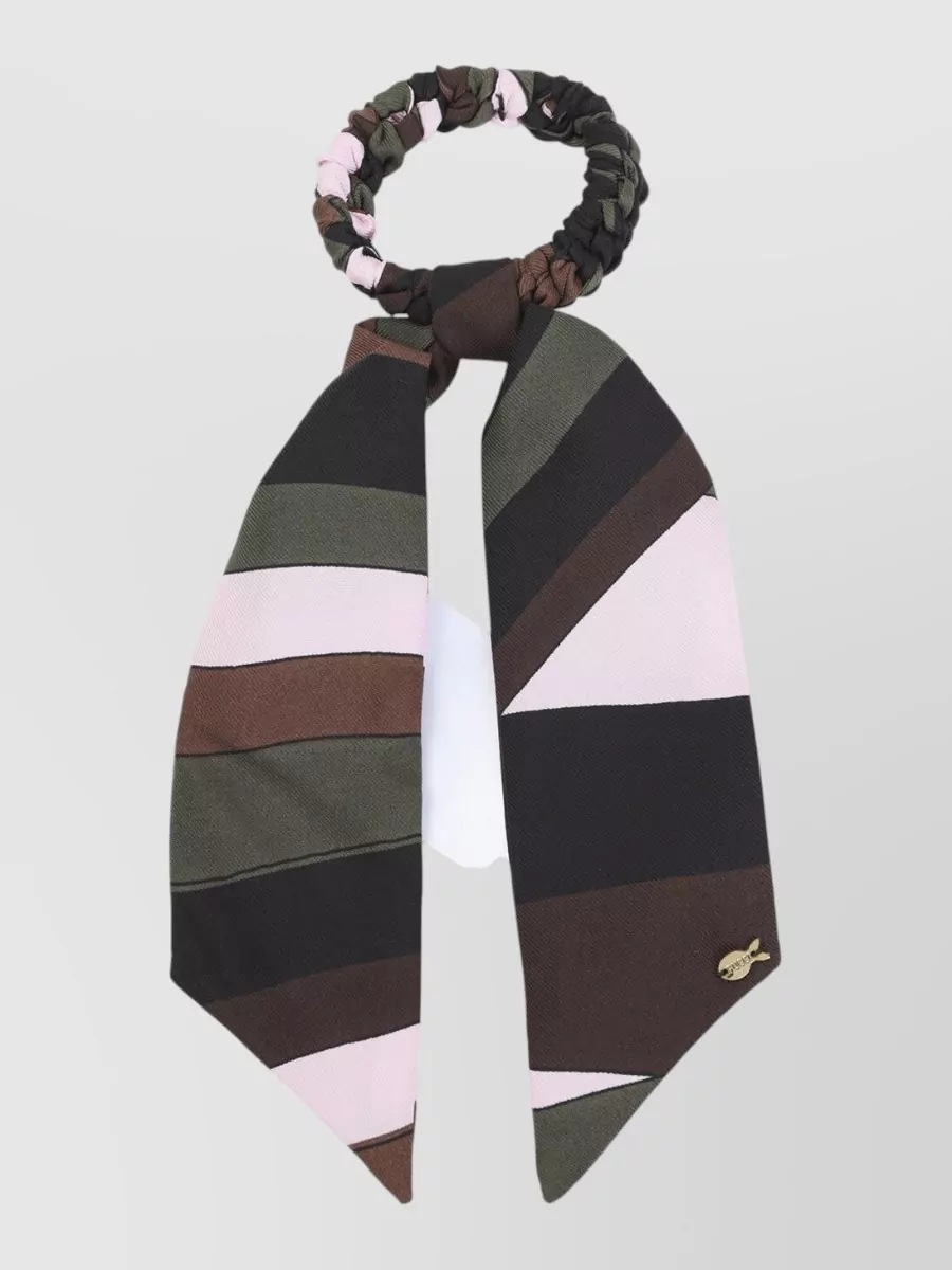 Pucci silk printed hair scarf