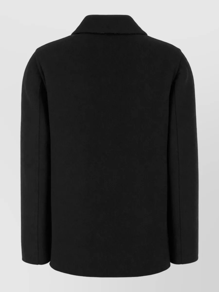 Burberry Wool Fitted Jacket