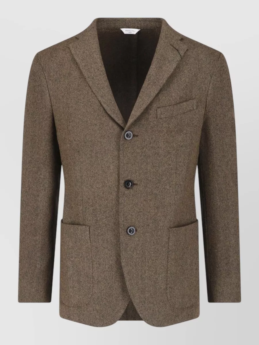 Boglioli wool suit jacket