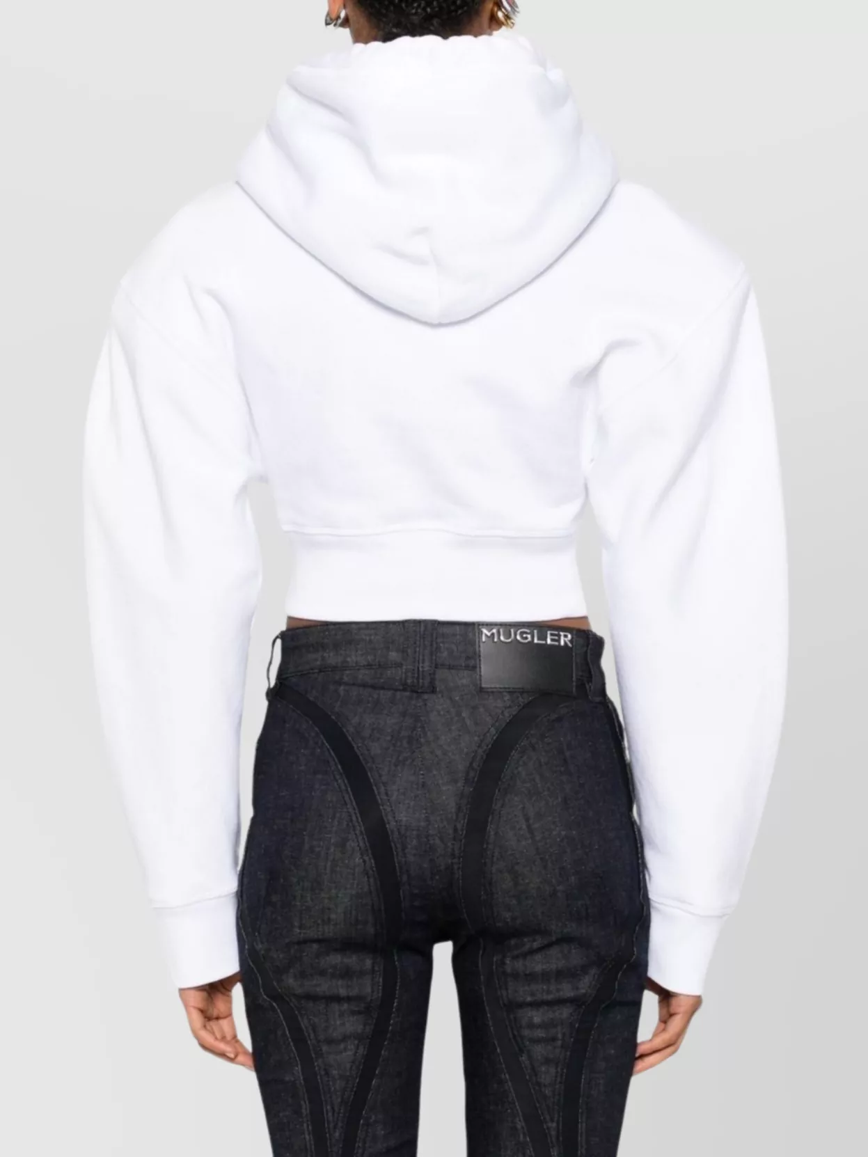 Dsquared2 Cropped Hoodie Featuring Graphic Print