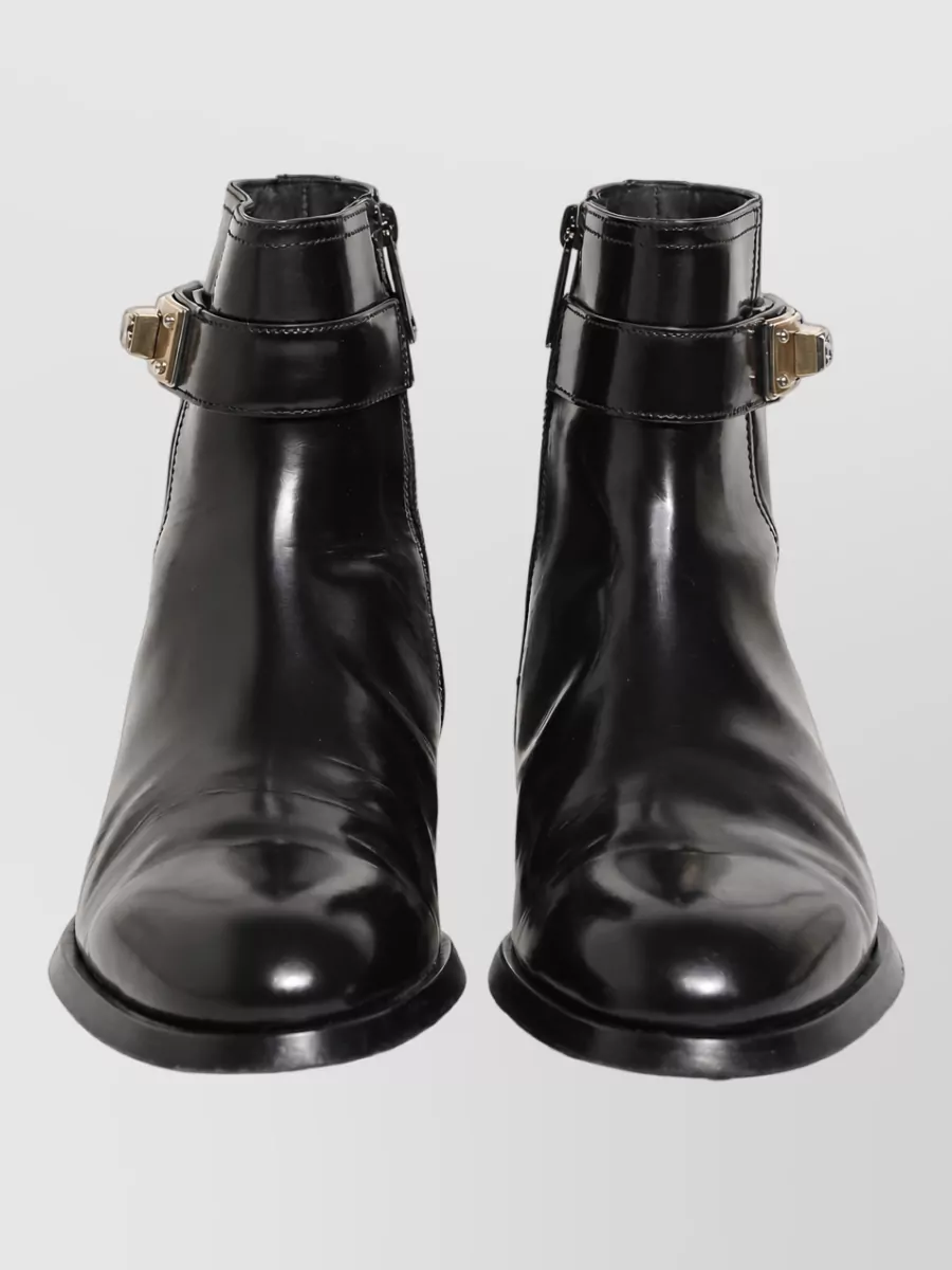 Dolce&Gabbana leather mid calf boots