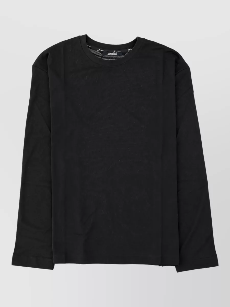 Jacquemus Paper-effect long-sleeve t-shirt