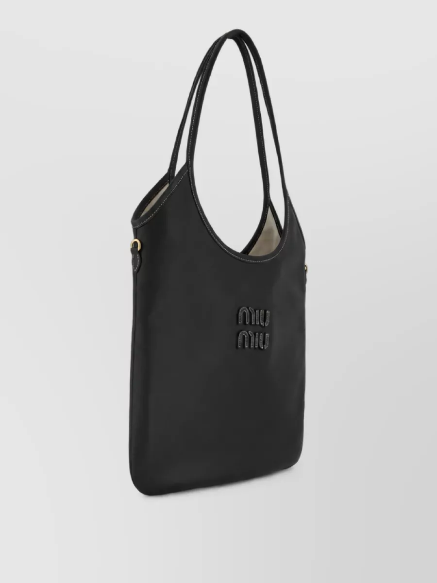 Miu Miu Ivy Leather Tote Bag