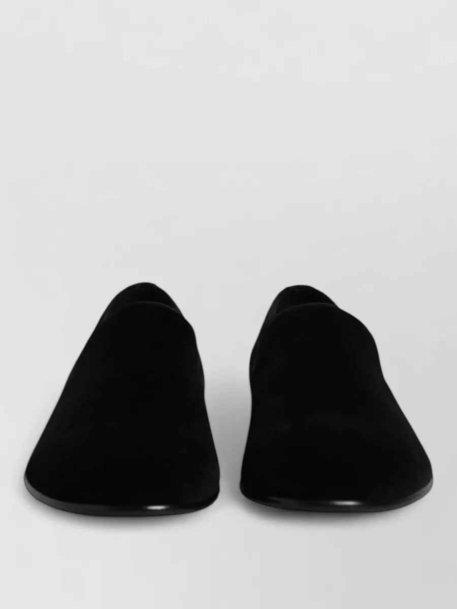 Dolce&Gabbana velvet slip on loafers
