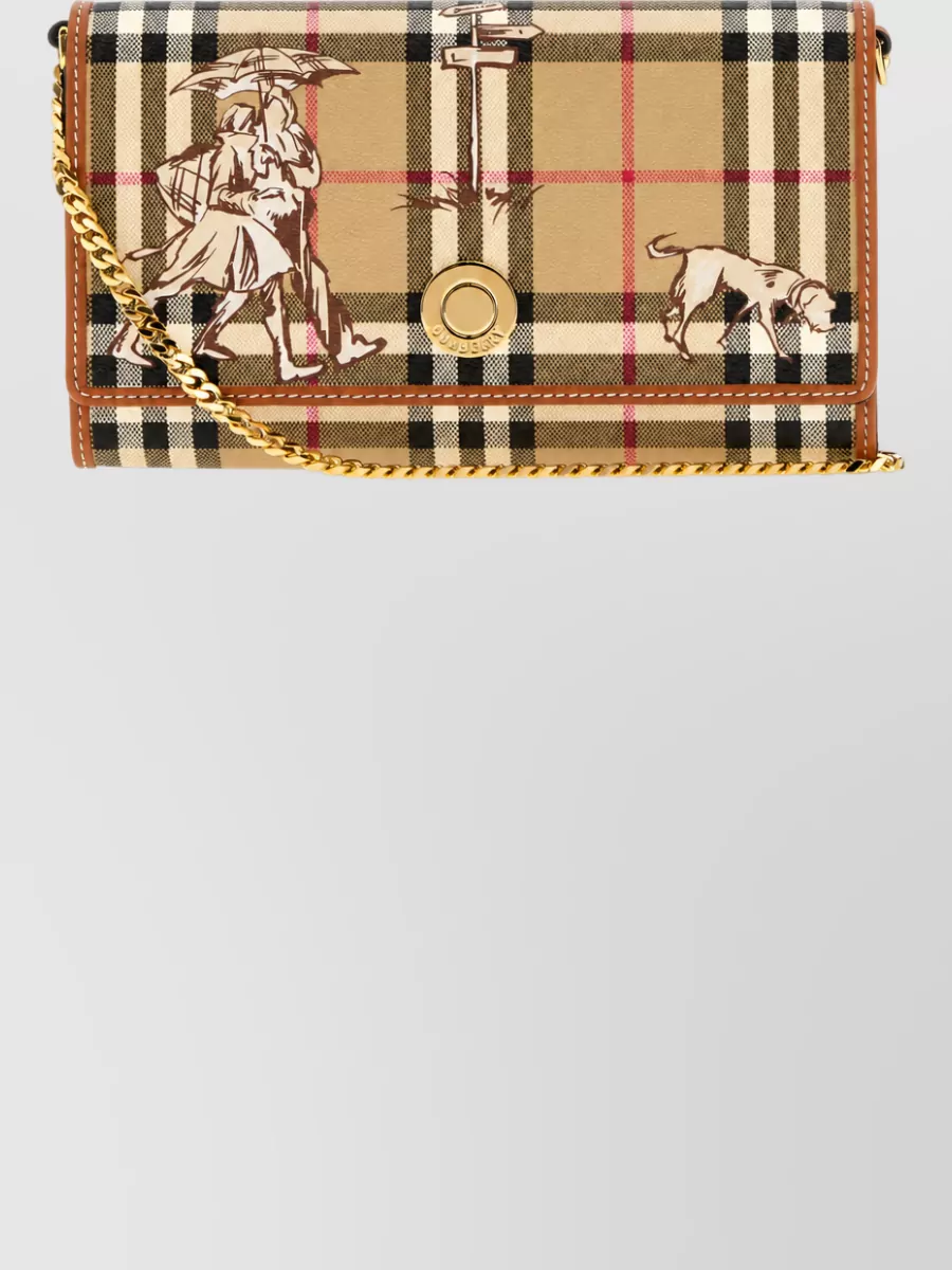 Burberry printed canvas wallet