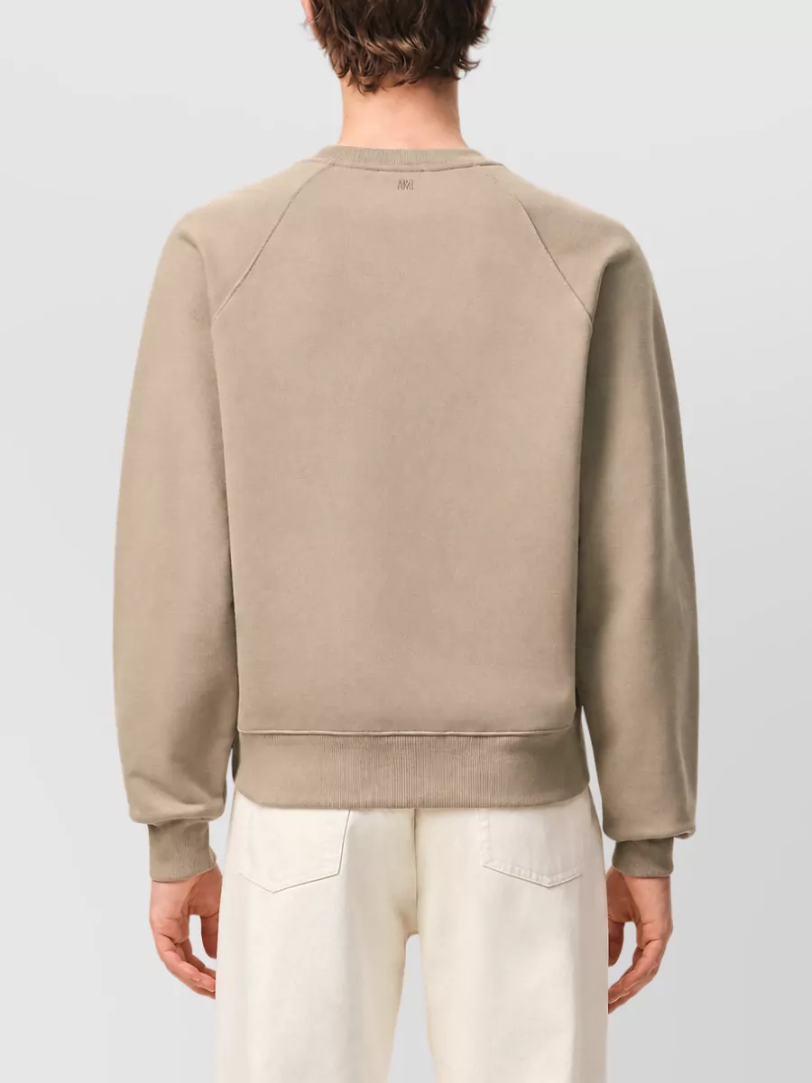 Ami Paris Logo Cotton Sweatshirt