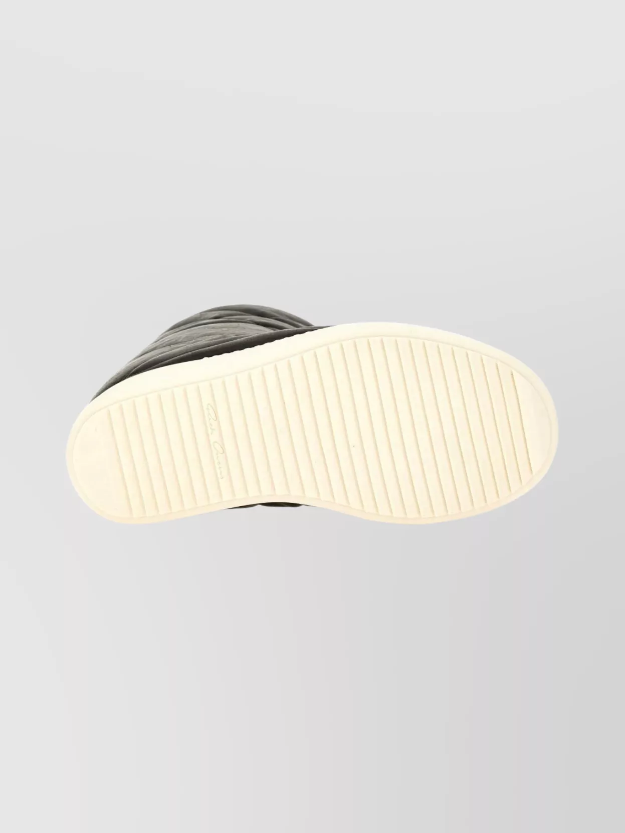 Rick Owens Quilted Round Toe Platform Boots