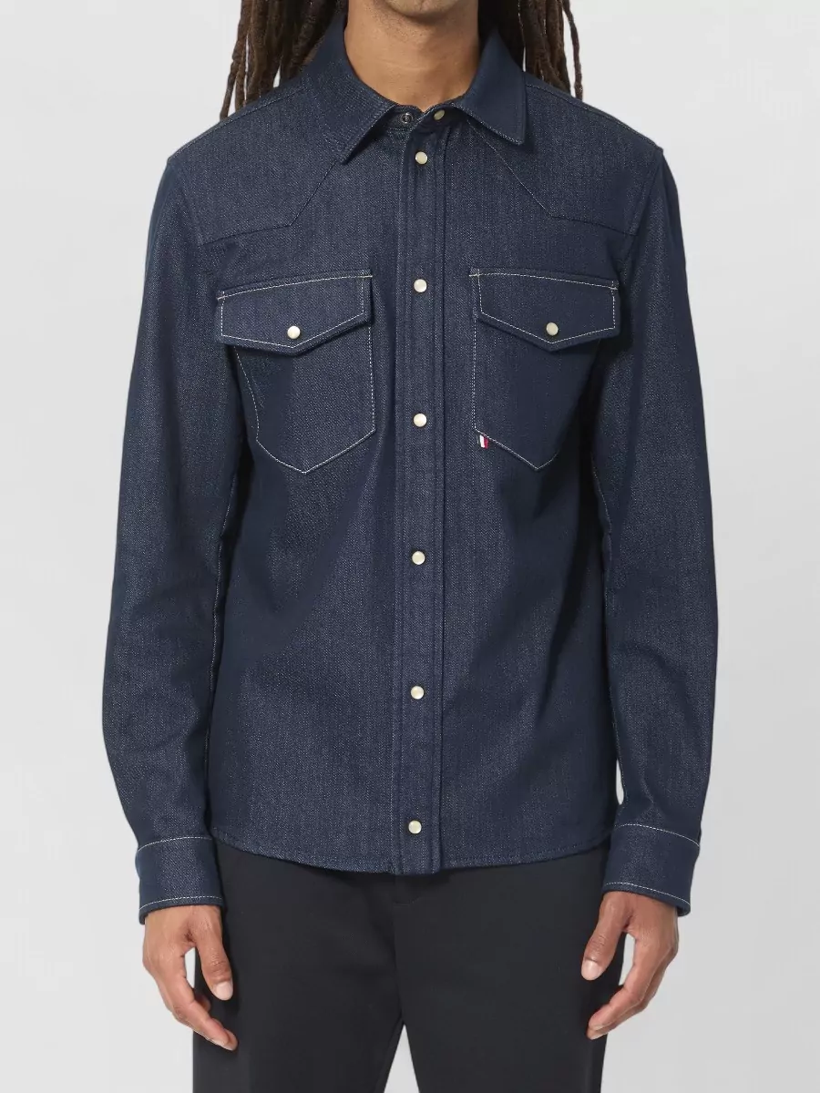 Moncler denim regular-fit overshirt
