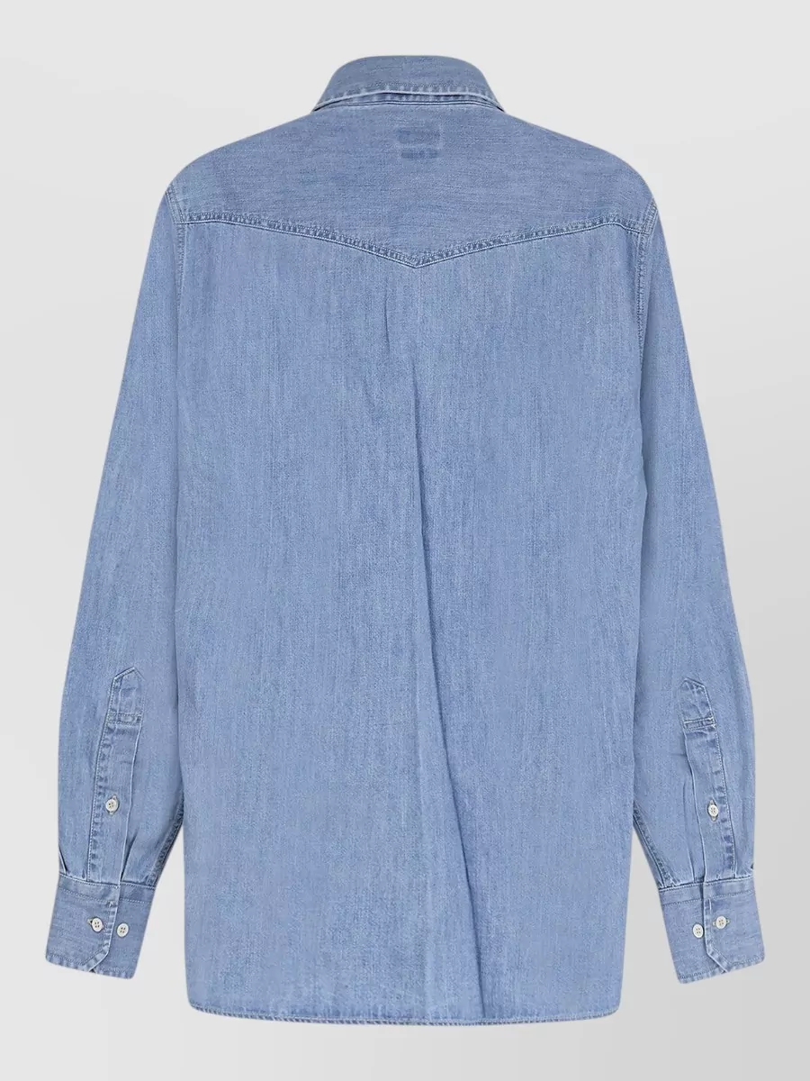 Brunello Cucinelli Denim Easy-Fit Shirt