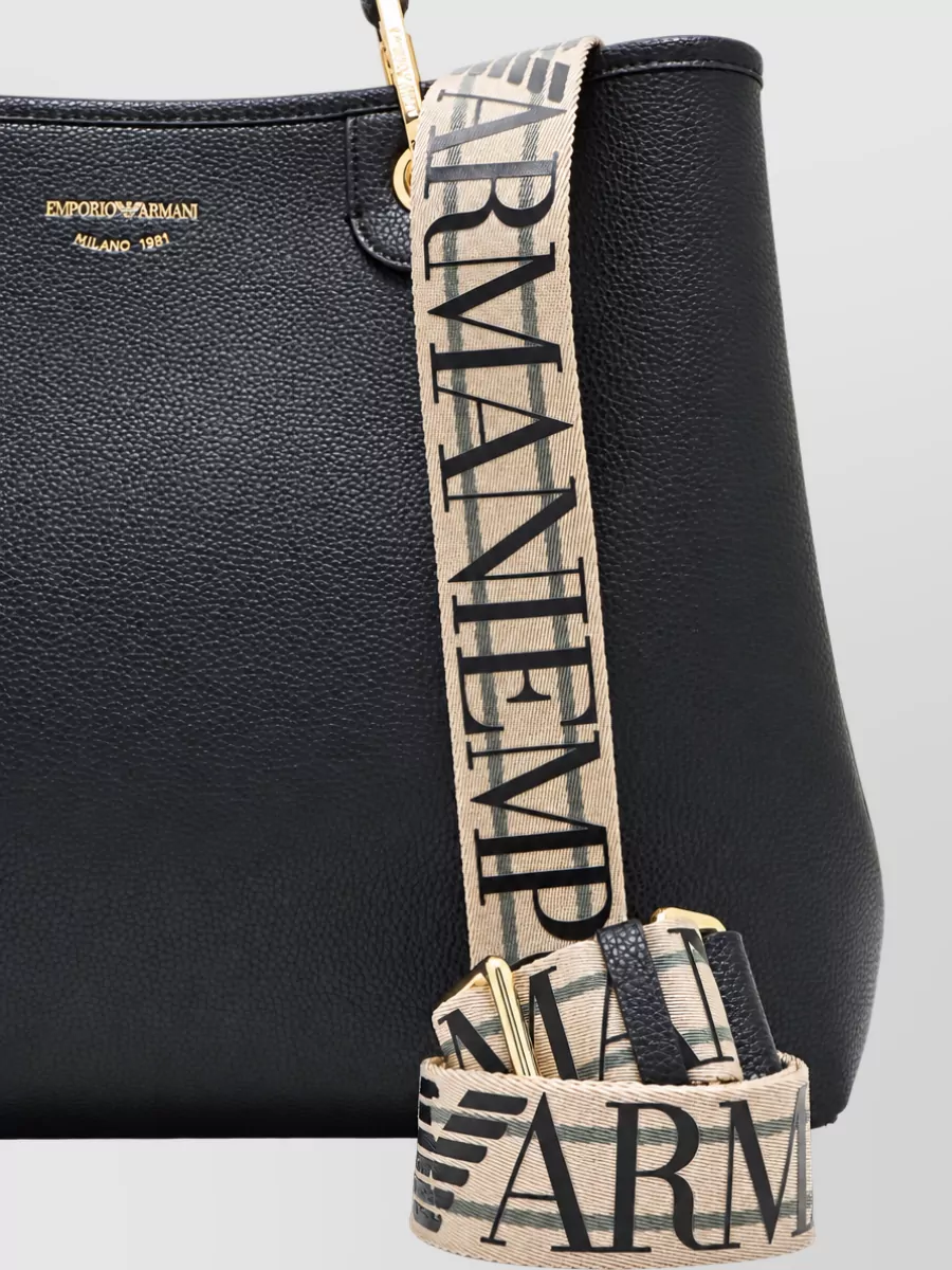 Emporio Armani Pebbled Tote Bag
