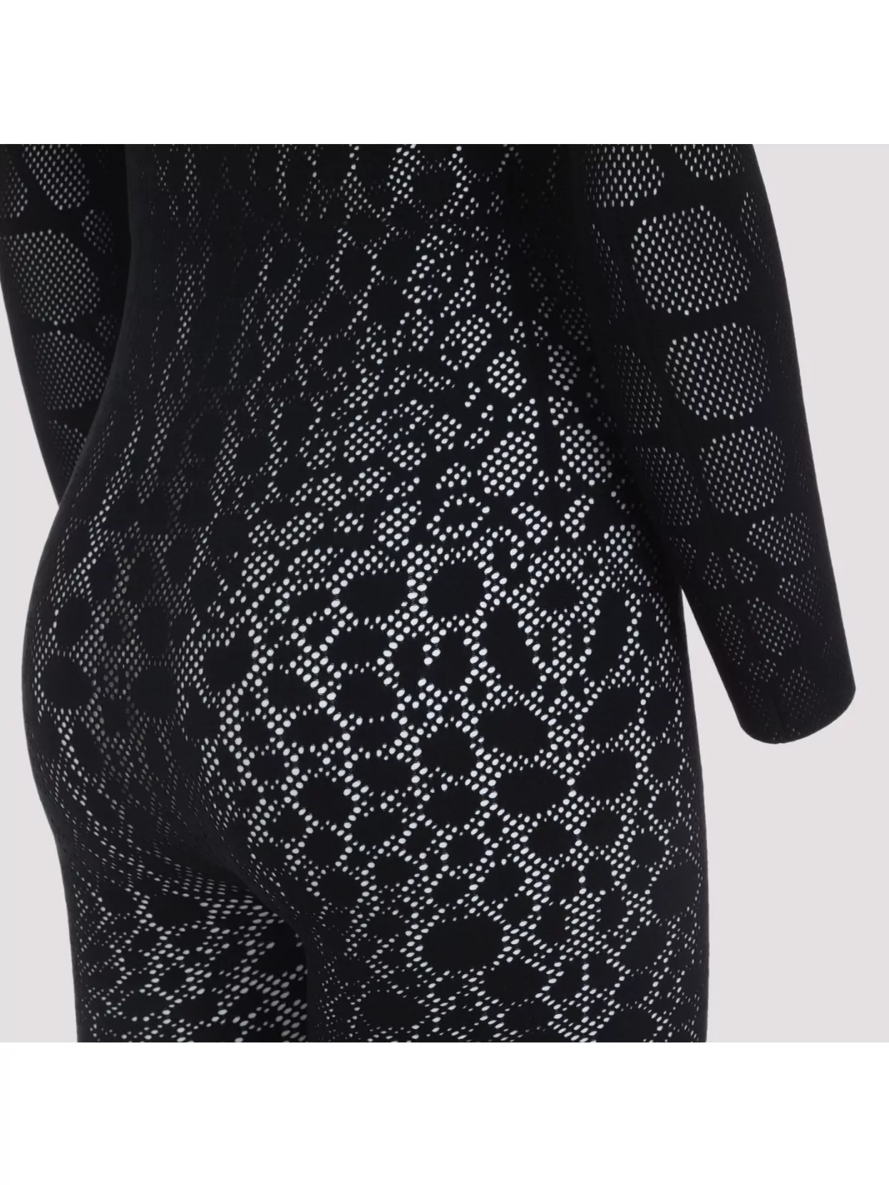 Wolford Reptile Patterned Long Sleeve Jumpsuit
