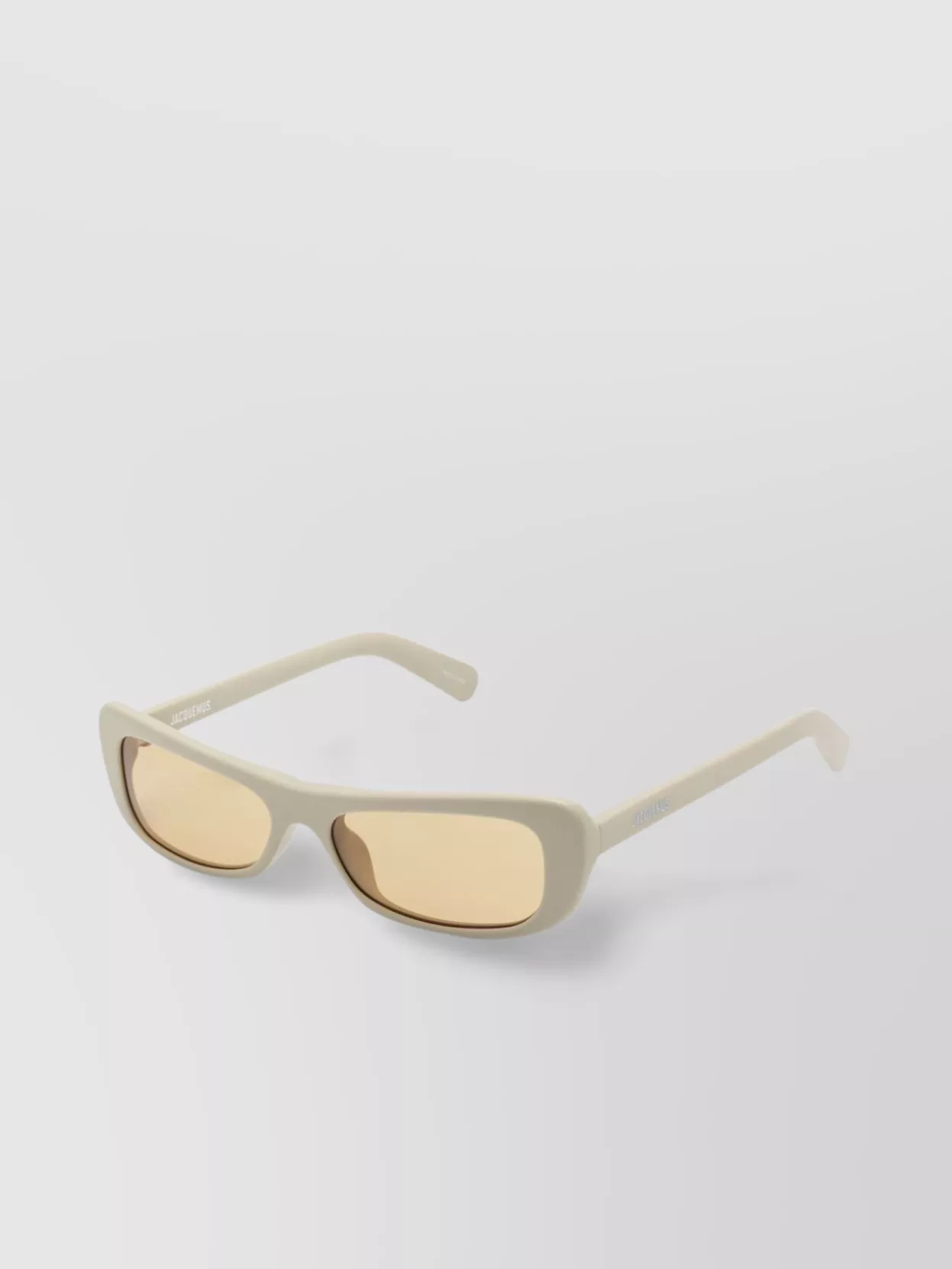 Jacquemus Les Lunettes Capri Rectangular Cat-eye Sunglasses. In Green