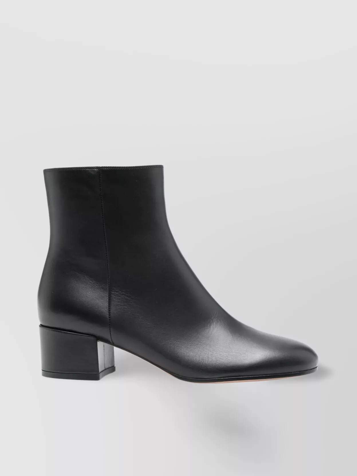 Gianvito Rossi 45 Ankle Block Round Smooth