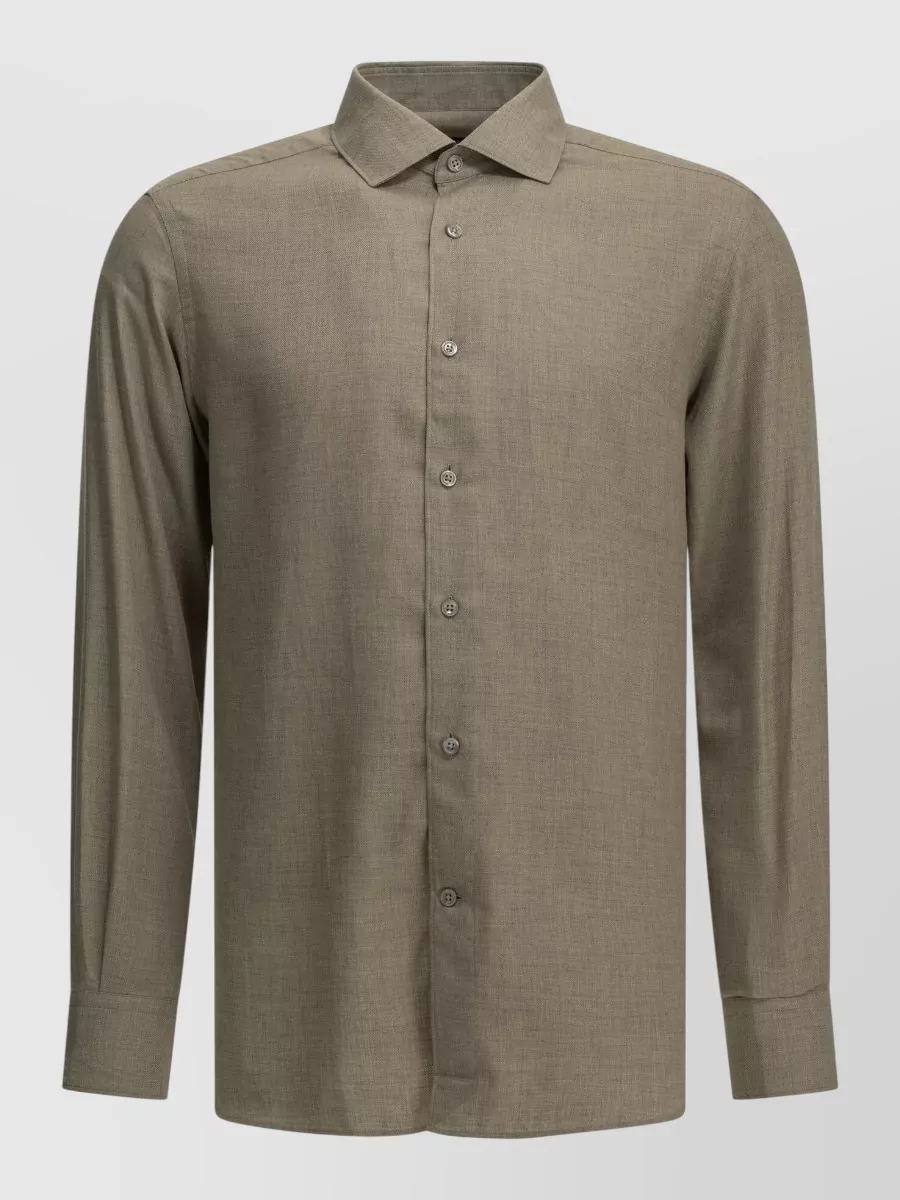 Zegna Cashmere Cotton Shirt