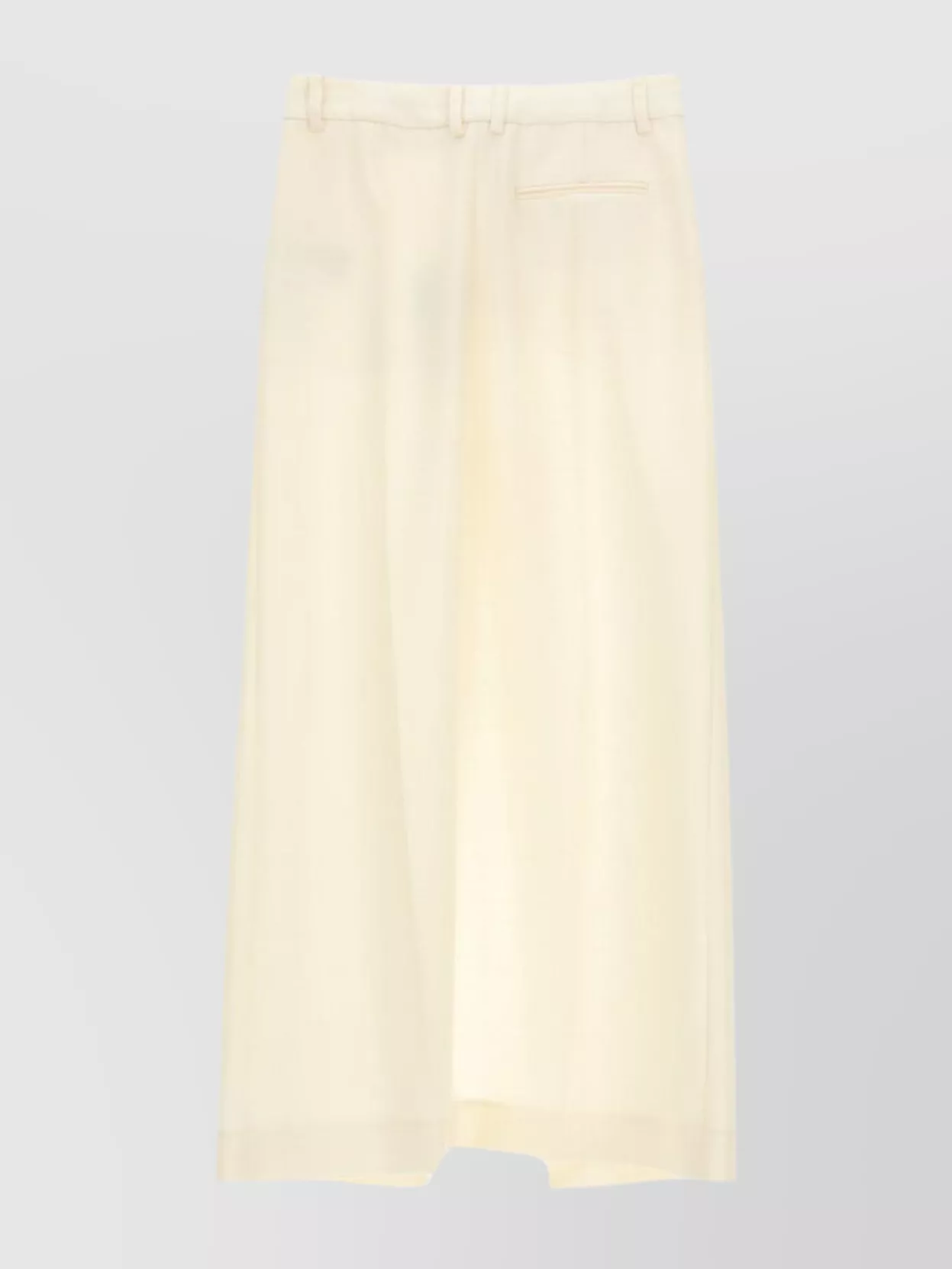 Shop Stella Mccartney Long Skirt With Belt Loops And Front Slit