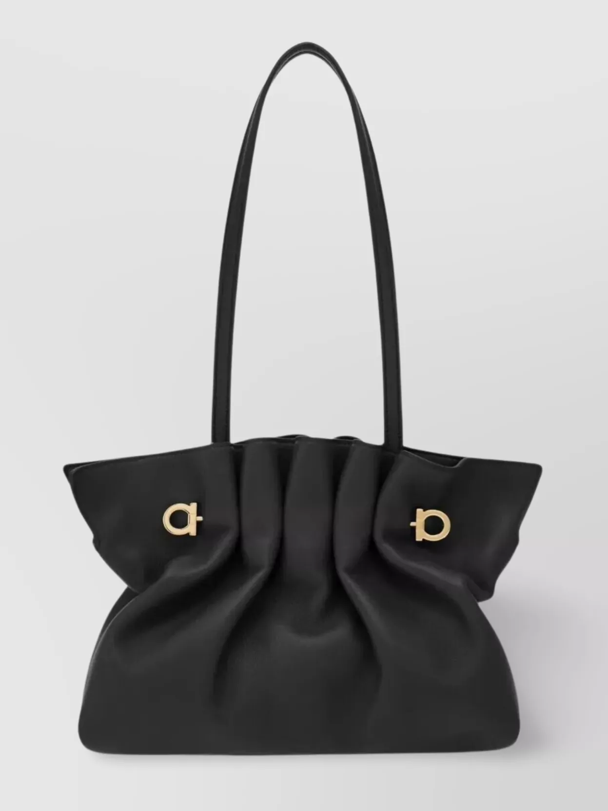 FERRAGAMO SOFT SMALL BAG DUAL HANDLES