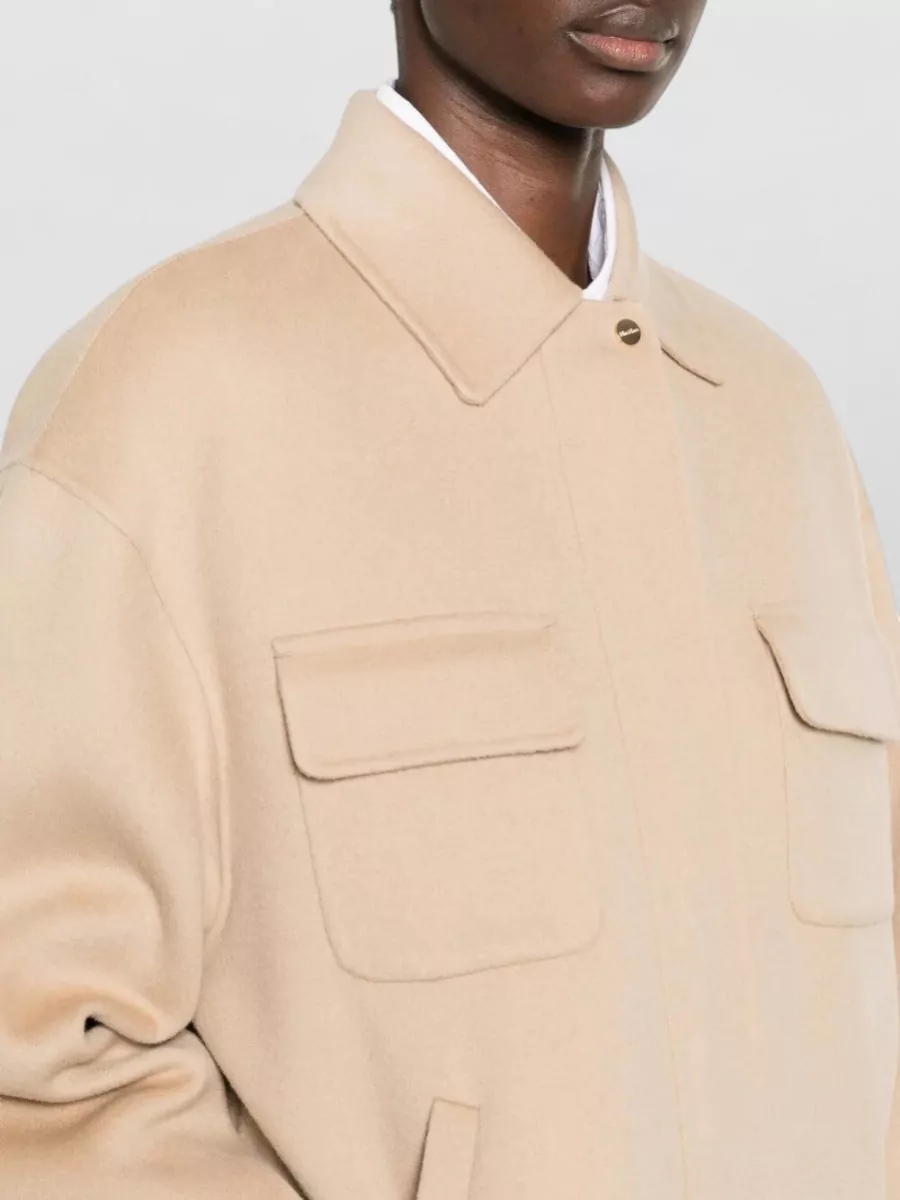 S Max Mara Silk Wool Padded Jacket