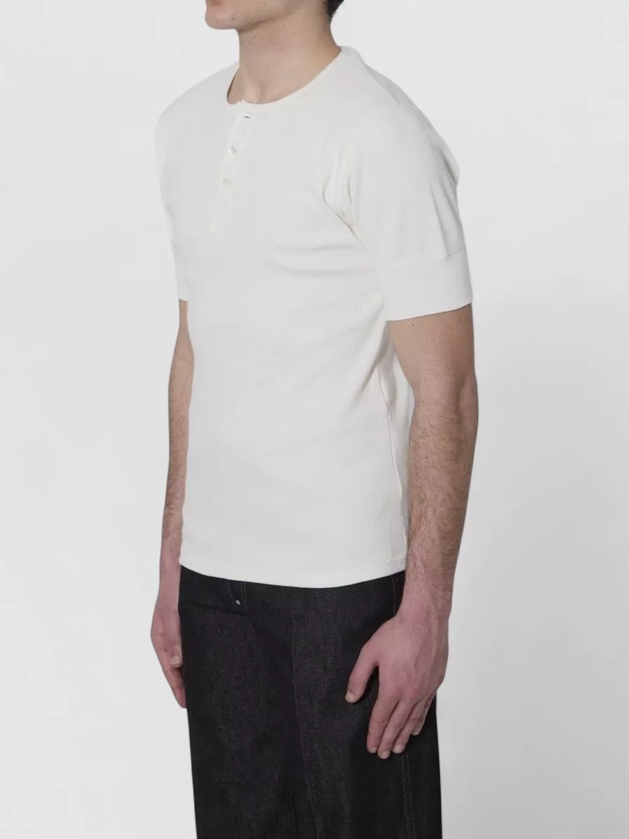 Lemaire Ribbed Henley T-Shirt