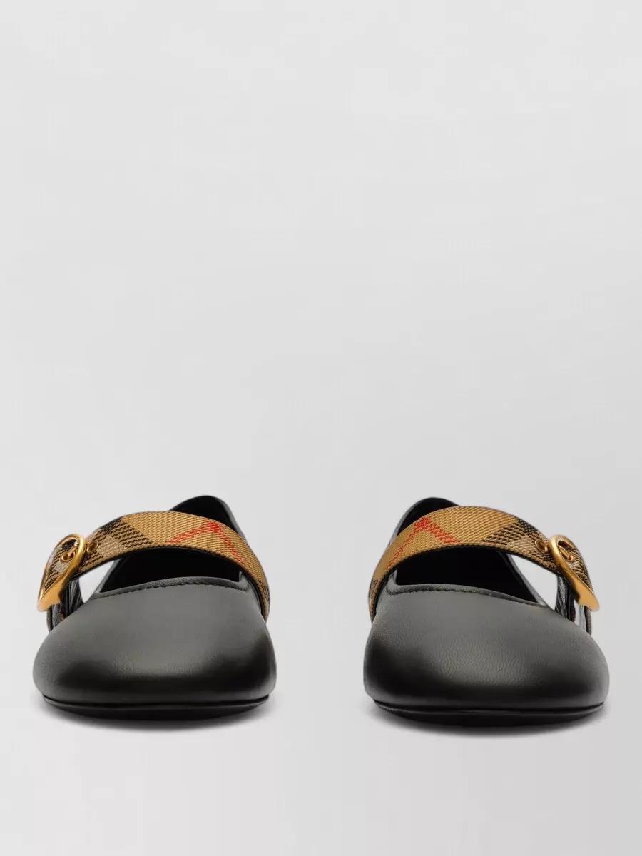 Burberry leather ballerina flats