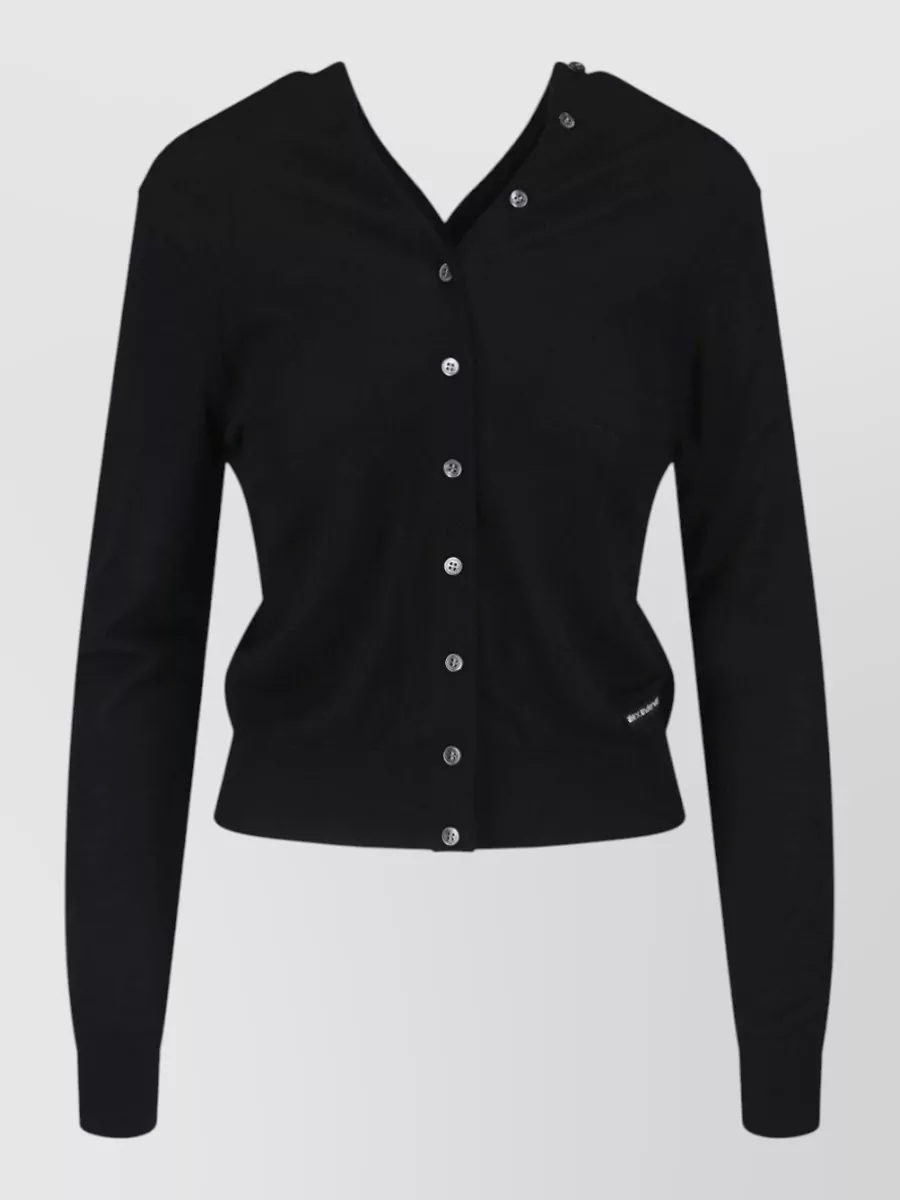 Alexander Wang Wool Crewneck Cardigan